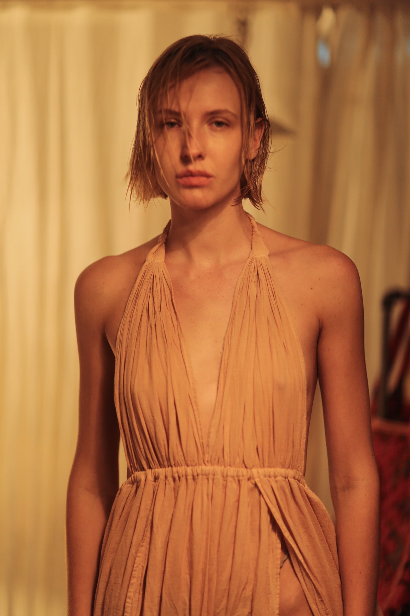 DAISY COTTON DRESS - BANGKOK TAILOR CLOTHING STORE - HANDMADE CLOTHING