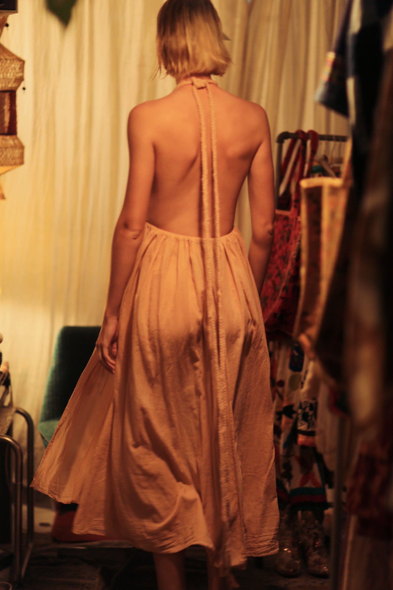 DAISY COTTON DRESS - BANGKOK TAILOR CLOTHING STORE - HANDMADE CLOTHING