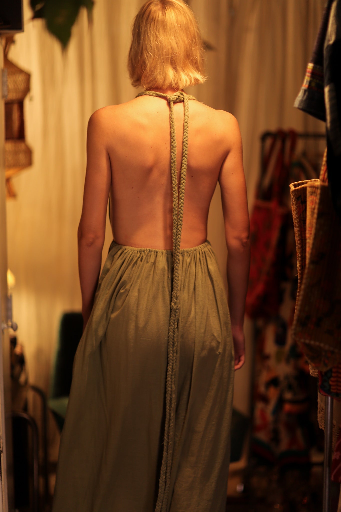 DAISY COTTON DRESS - BANGKOK TAILOR CLOTHING STORE - HANDMADE CLOTHING