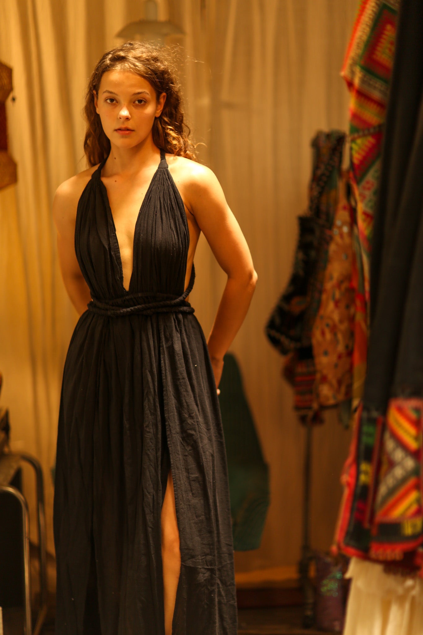 DAISY COTTON DRESS - BANGKOK TAILOR CLOTHING STORE - HANDMADE CLOTHING