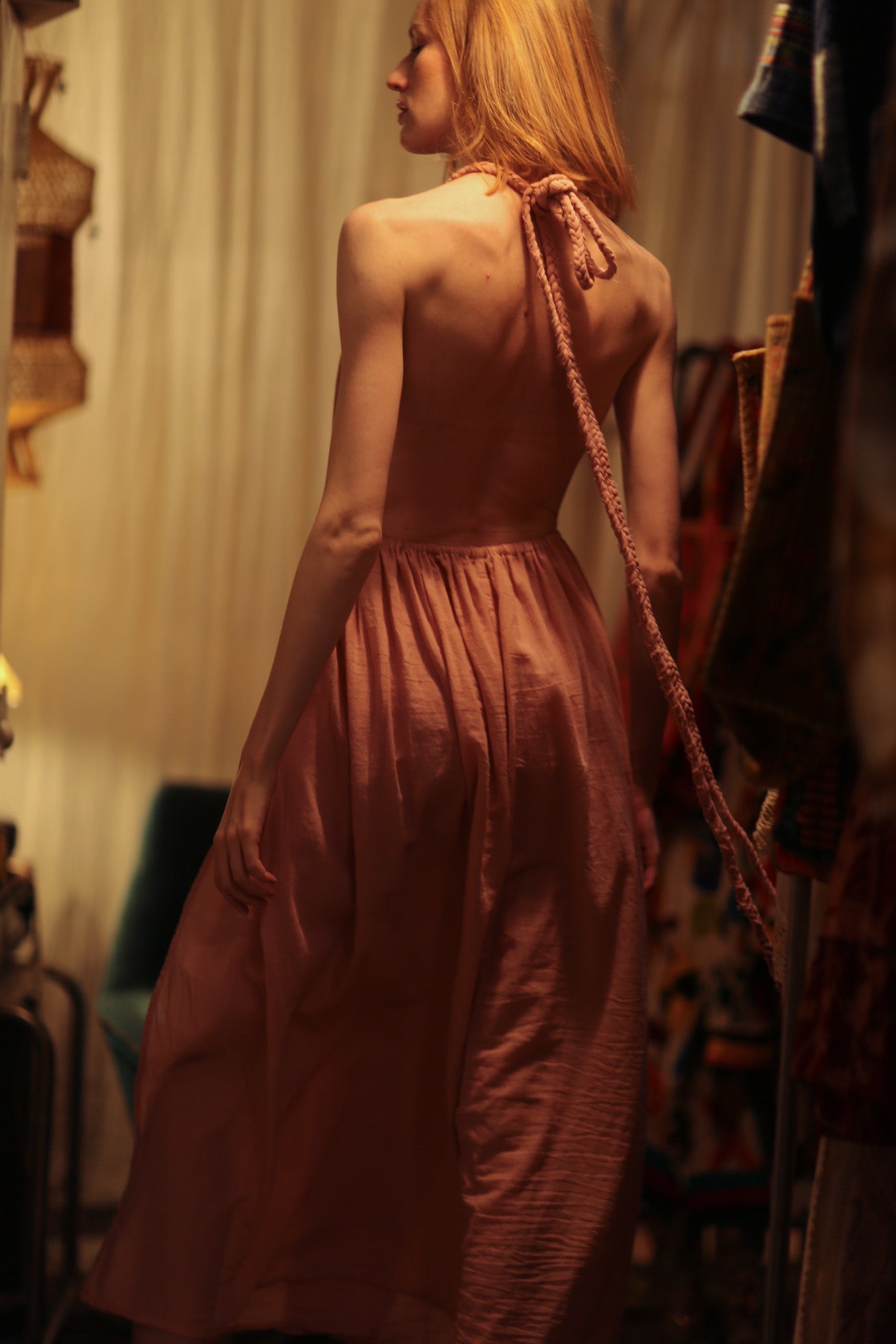 DAISY COTTON DRESS - BANGKOK TAILOR CLOTHING STORE - HANDMADE CLOTHING