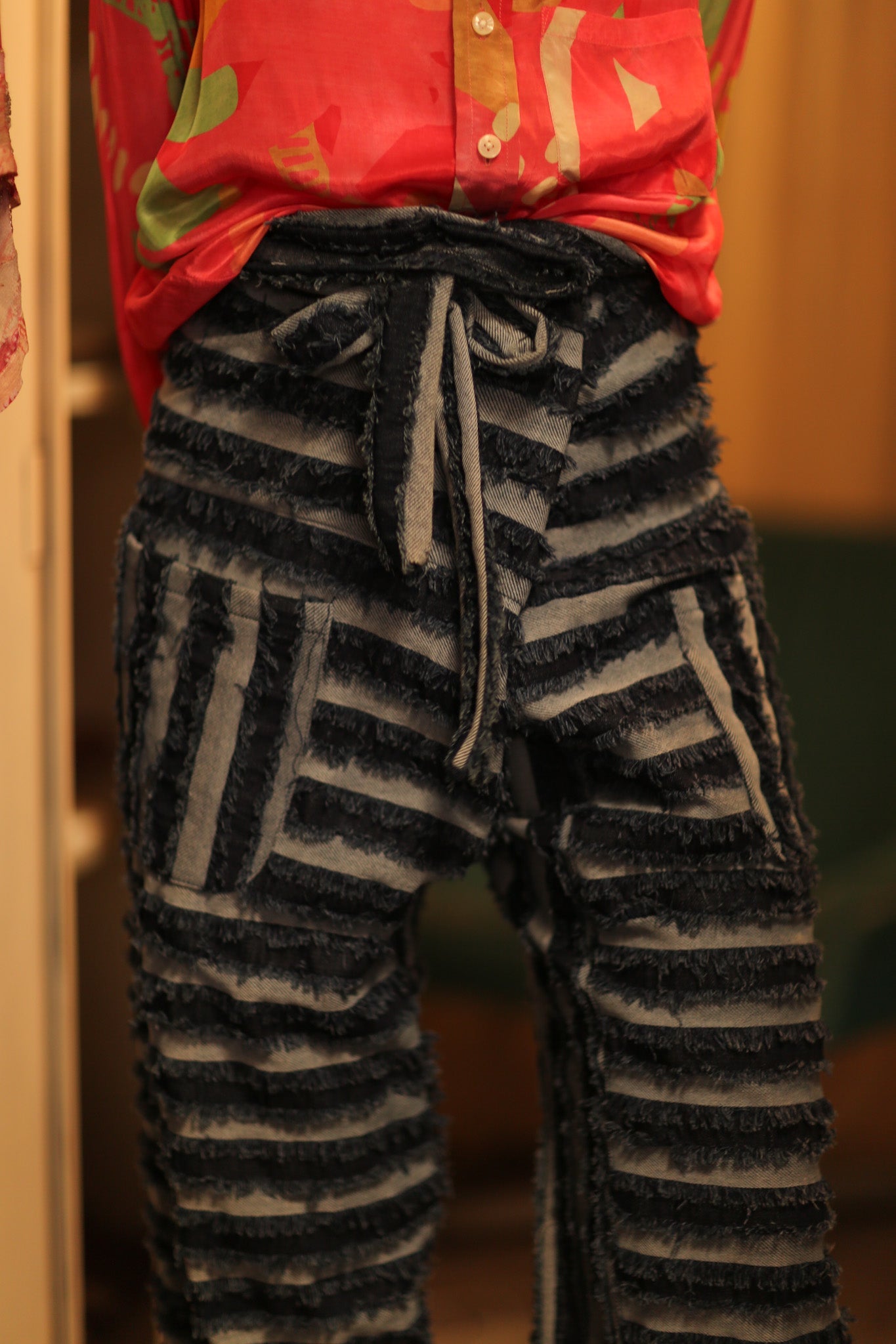 DENIM FISHERMAN PANTS LEROY - BANGKOK TAILOR CLOTHING STORE - HANDMADE CLOTHING