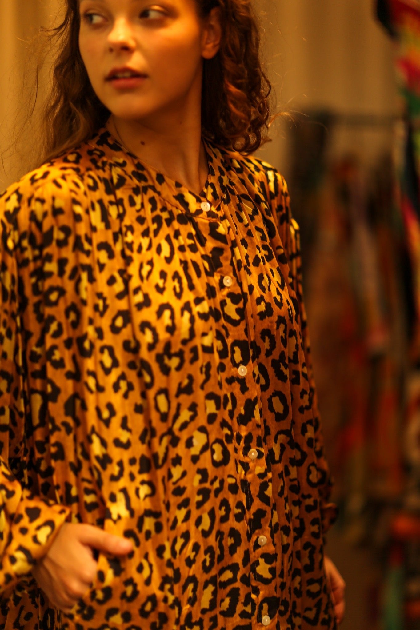 ELIZABETH SILK DRESS LEO - BANGKOK TAILOR CLOTHING STORE - HANDMADE CLOTHING