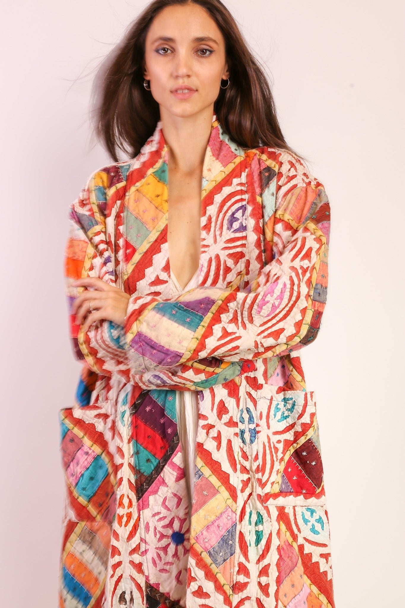 EMBROIDERED COAT JACKET MAHELI - BANGKOK TAILOR CLOTHING STORE - HANDMADE CLOTHING