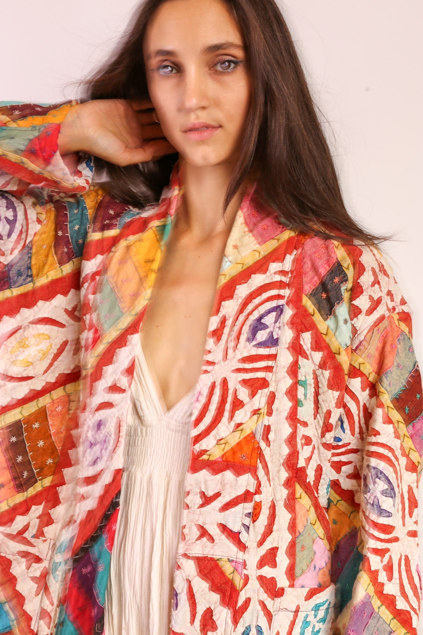 EMBROIDERED COAT JACKET MAHELI - BANGKOK TAILOR CLOTHING STORE - HANDMADE CLOTHING