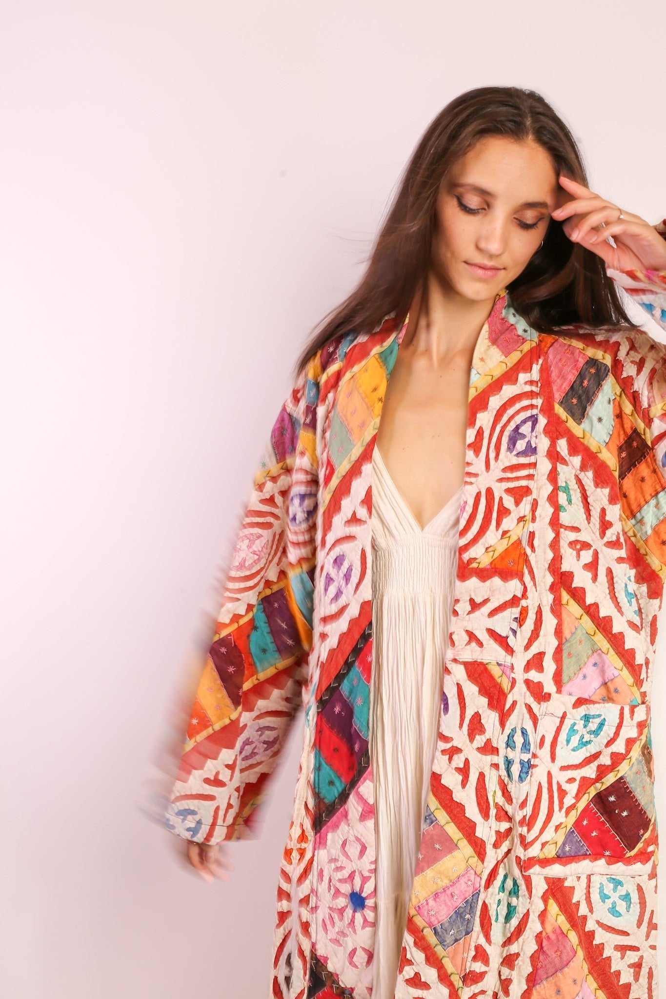 EMBROIDERED COAT JACKET MAHELI - BANGKOK TAILOR CLOTHING STORE - HANDMADE CLOTHING