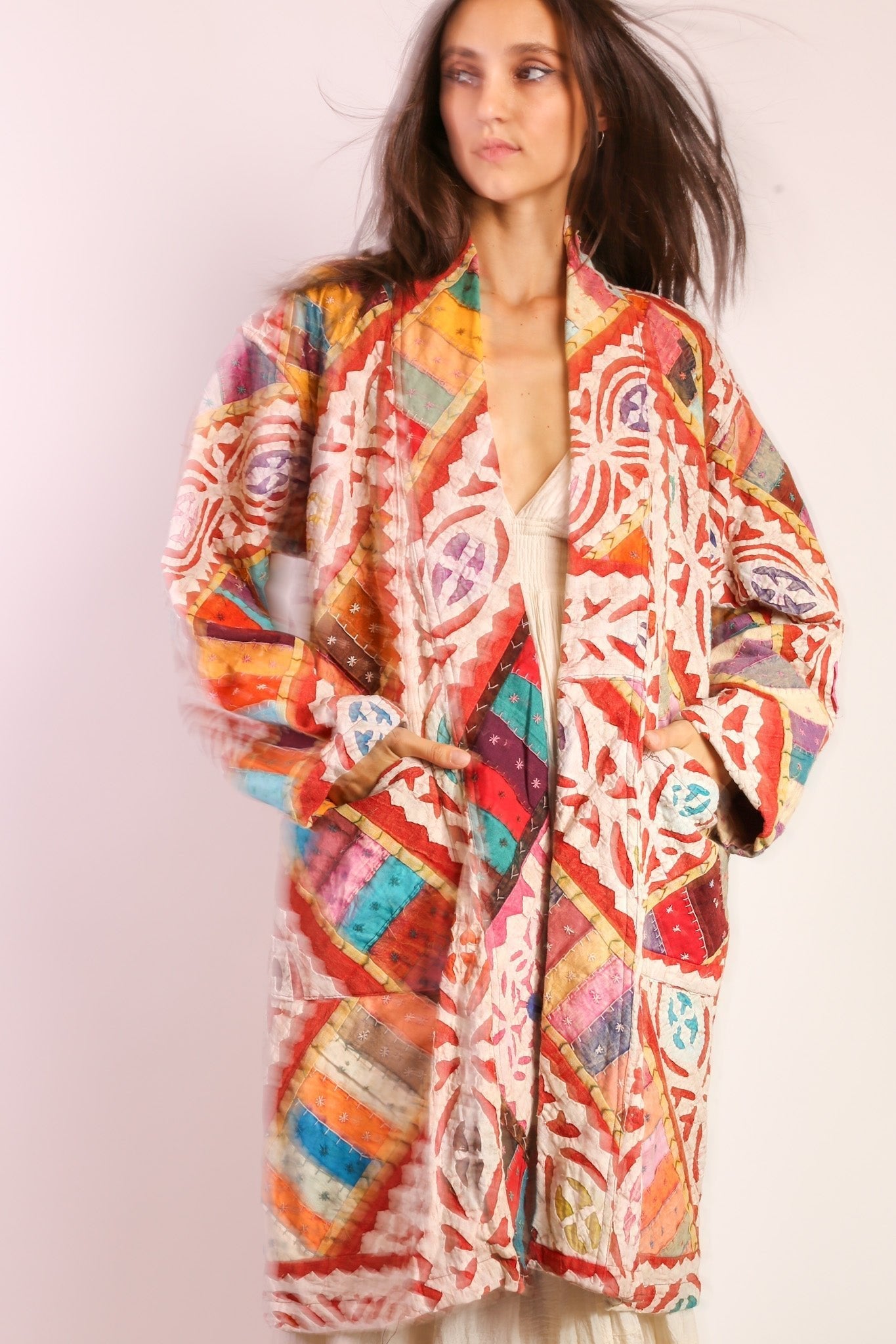 EMBROIDERED COAT JACKET MAHELI - BANGKOK TAILOR CLOTHING STORE - HANDMADE CLOTHING