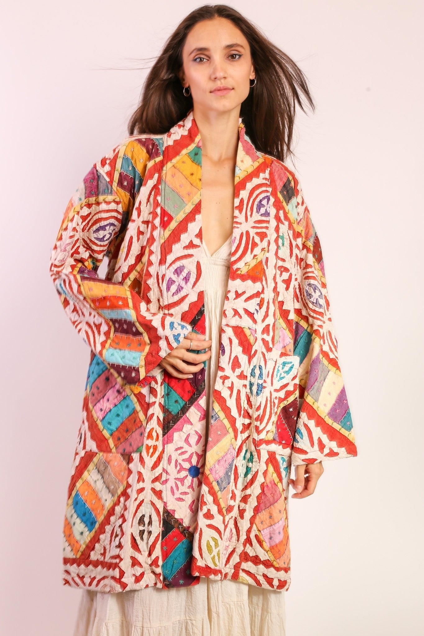 EMBROIDERED COAT JACKET MAHELI - BANGKOK TAILOR CLOTHING STORE - HANDMADE CLOTHING