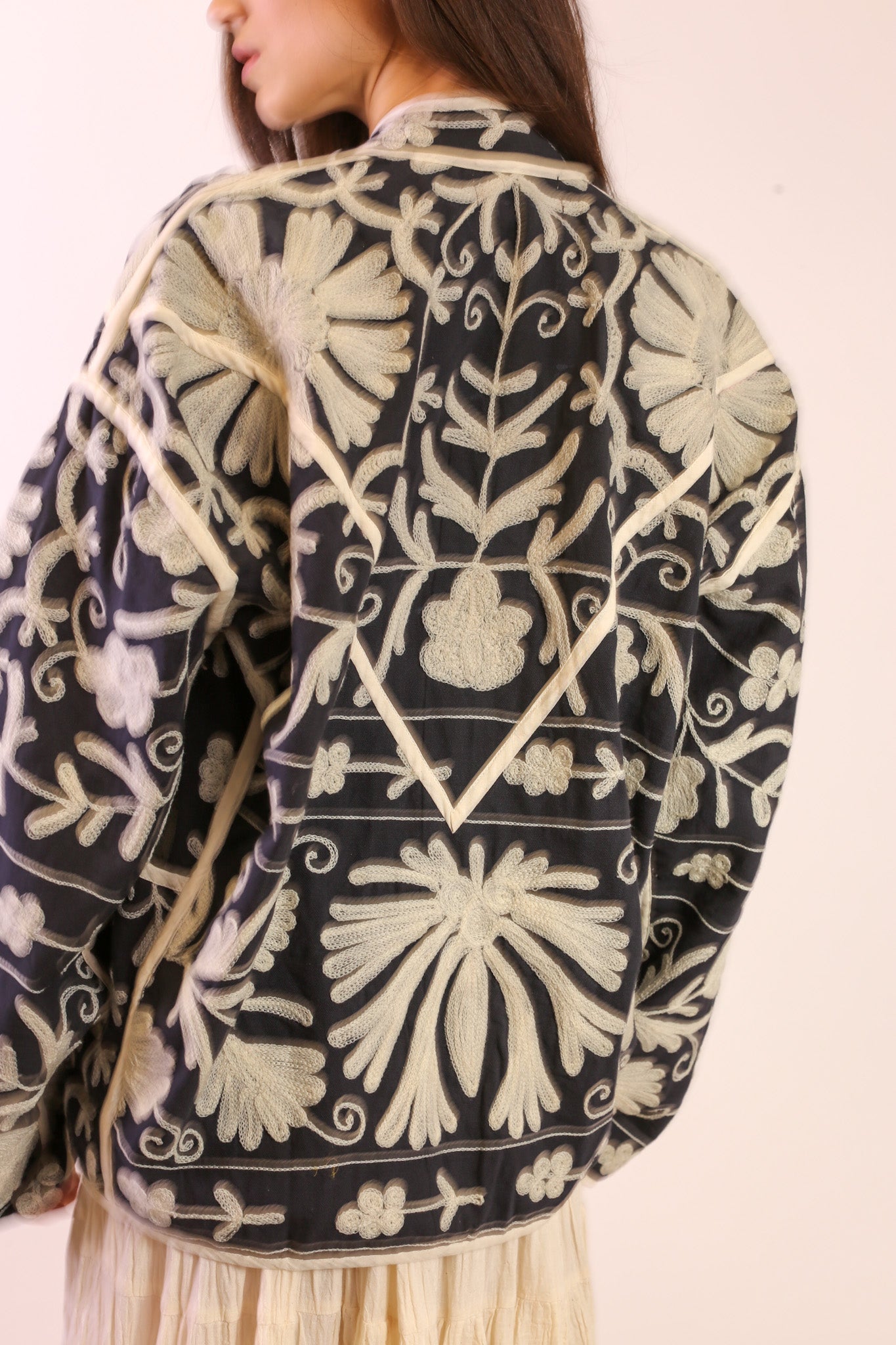 EMBROIDERED COTTON JACKET KANCA - BANGKOK TAILOR CLOTHING STORE - HANDMADE CLOTHING
