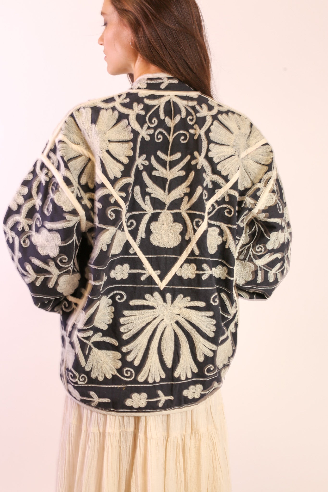 EMBROIDERED COTTON JACKET KANCA - BANGKOK TAILOR CLOTHING STORE - HANDMADE CLOTHING