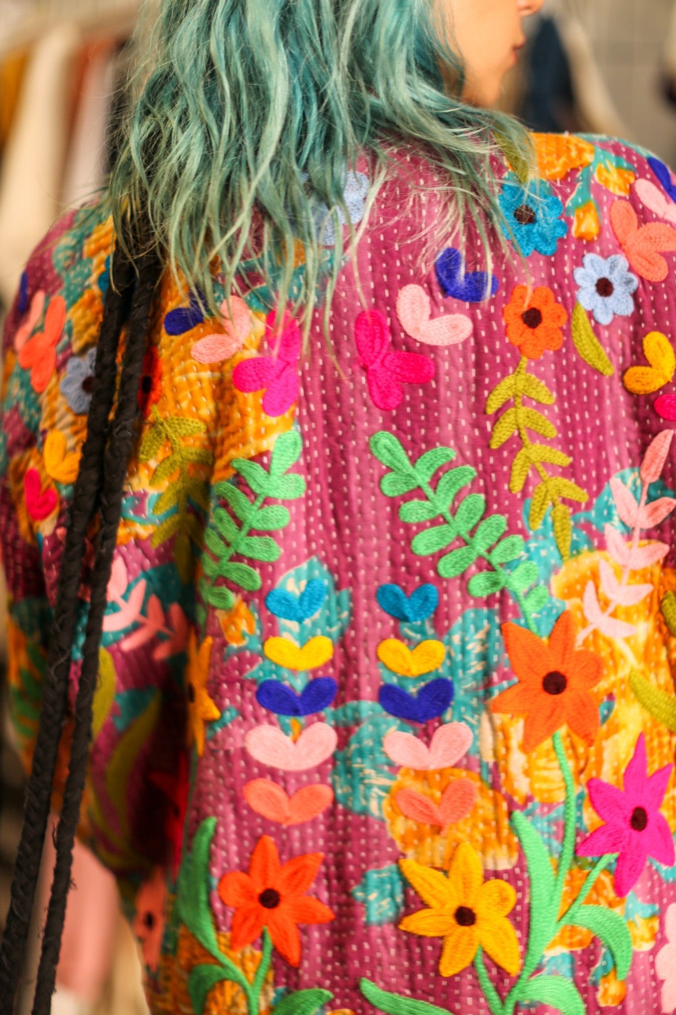 EMBROIDERED JACKET HOSIA - BANGKOK TAILOR CLOTHING STORE - HANDMADE CLOTHING