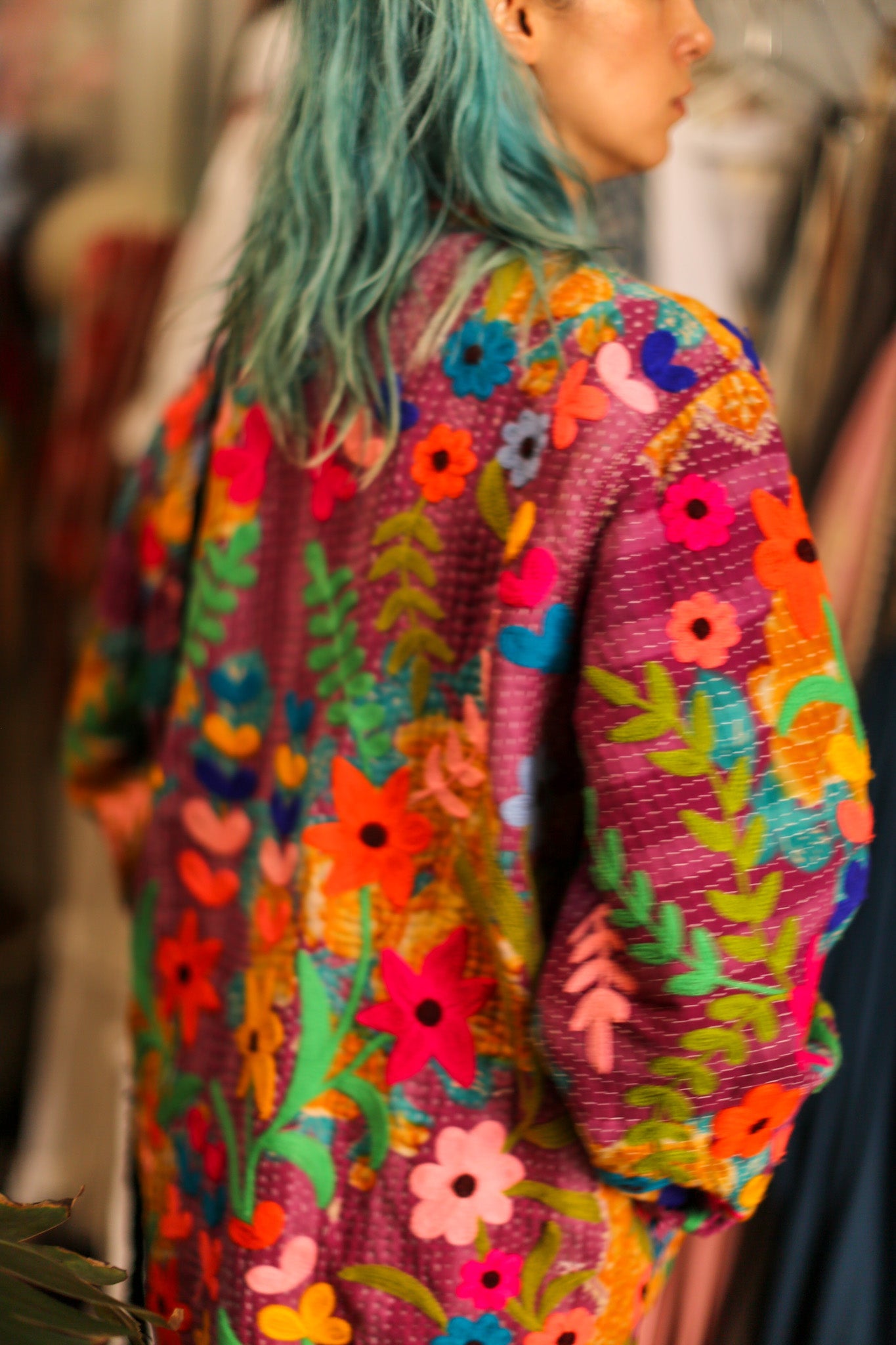 EMBROIDERED JACKET HOSIA - BANGKOK TAILOR CLOTHING STORE - HANDMADE CLOTHING