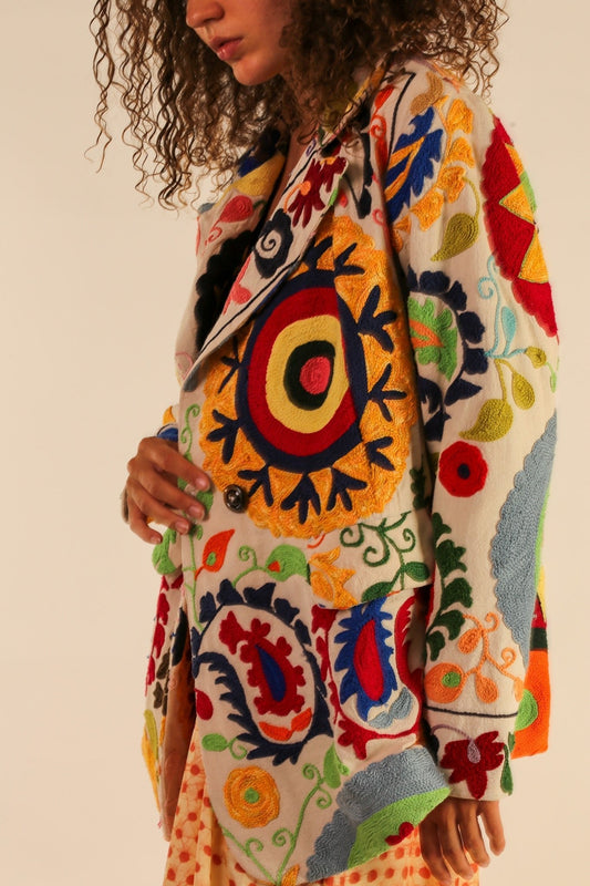 EMBROIDERED JACKET KATIJ - BANGKOK TAILOR CLOTHING STORE - HANDMADE CLOTHING