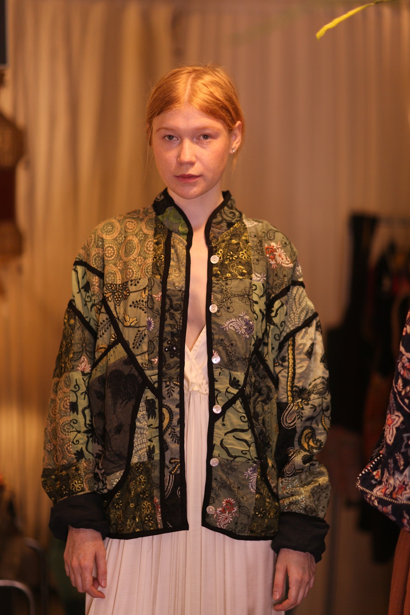 EMBROIDERED KANTHA JACKET HOBBITON - BANGKOK TAILOR CLOTHING STORE - HANDMADE CLOTHING