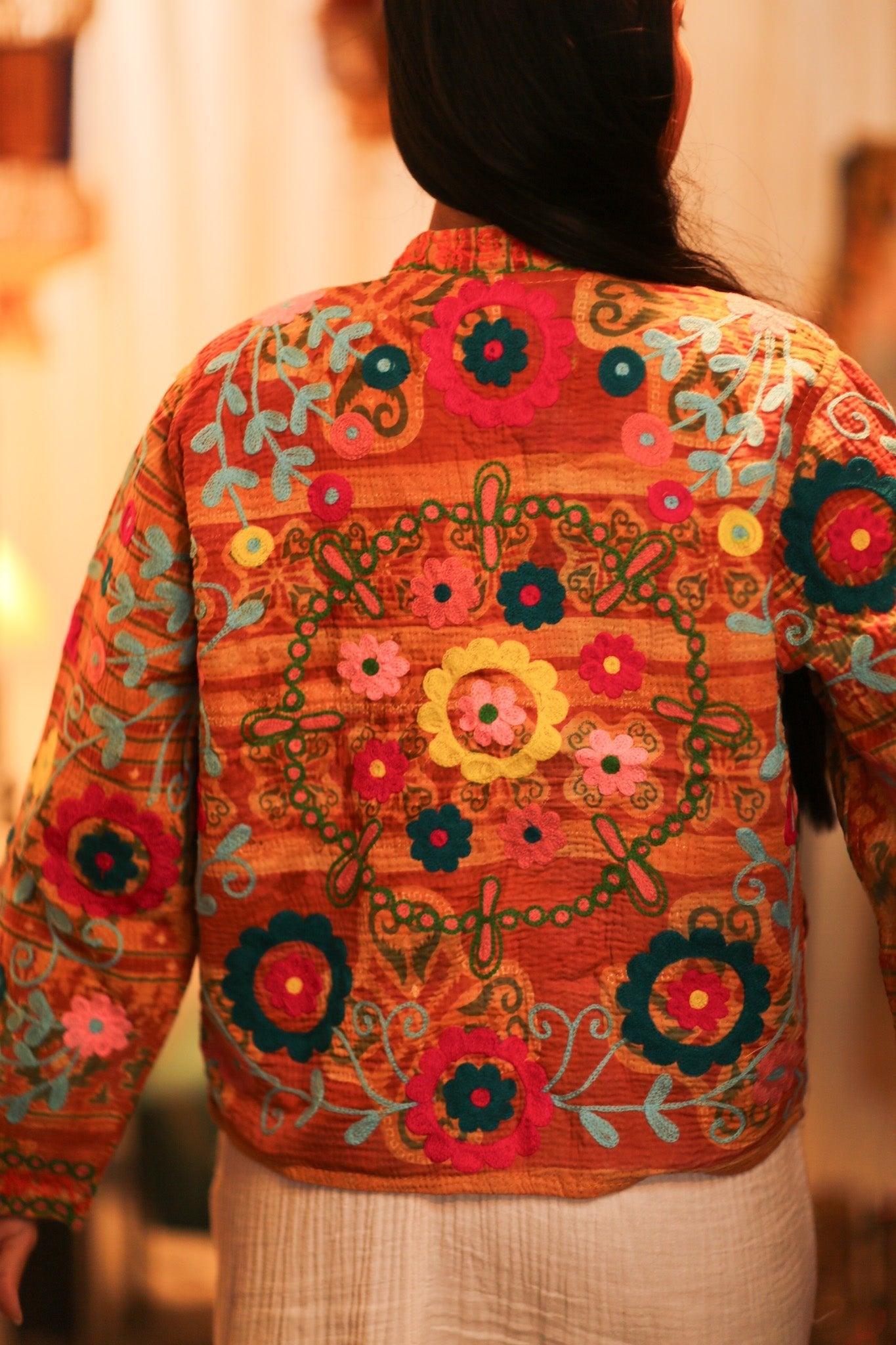 EMBROIDERED KANTHA JACKET TOKYO EDIT - BANGKOK TAILOR CLOTHING STORE - HANDMADE CLOTHING