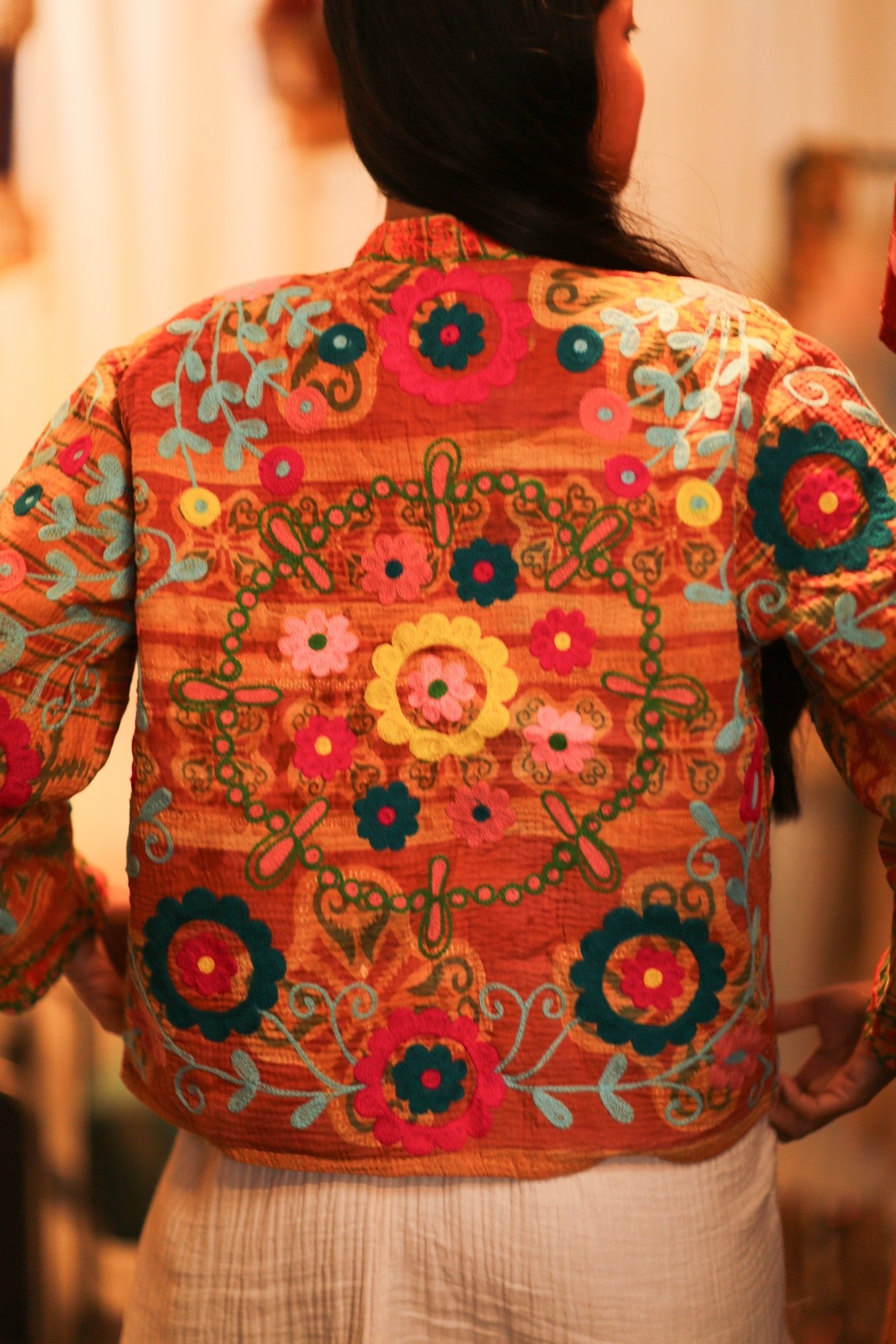 EMBROIDERED KANTHA JACKET TOKYO EDIT - BANGKOK TAILOR CLOTHING STORE - HANDMADE CLOTHING