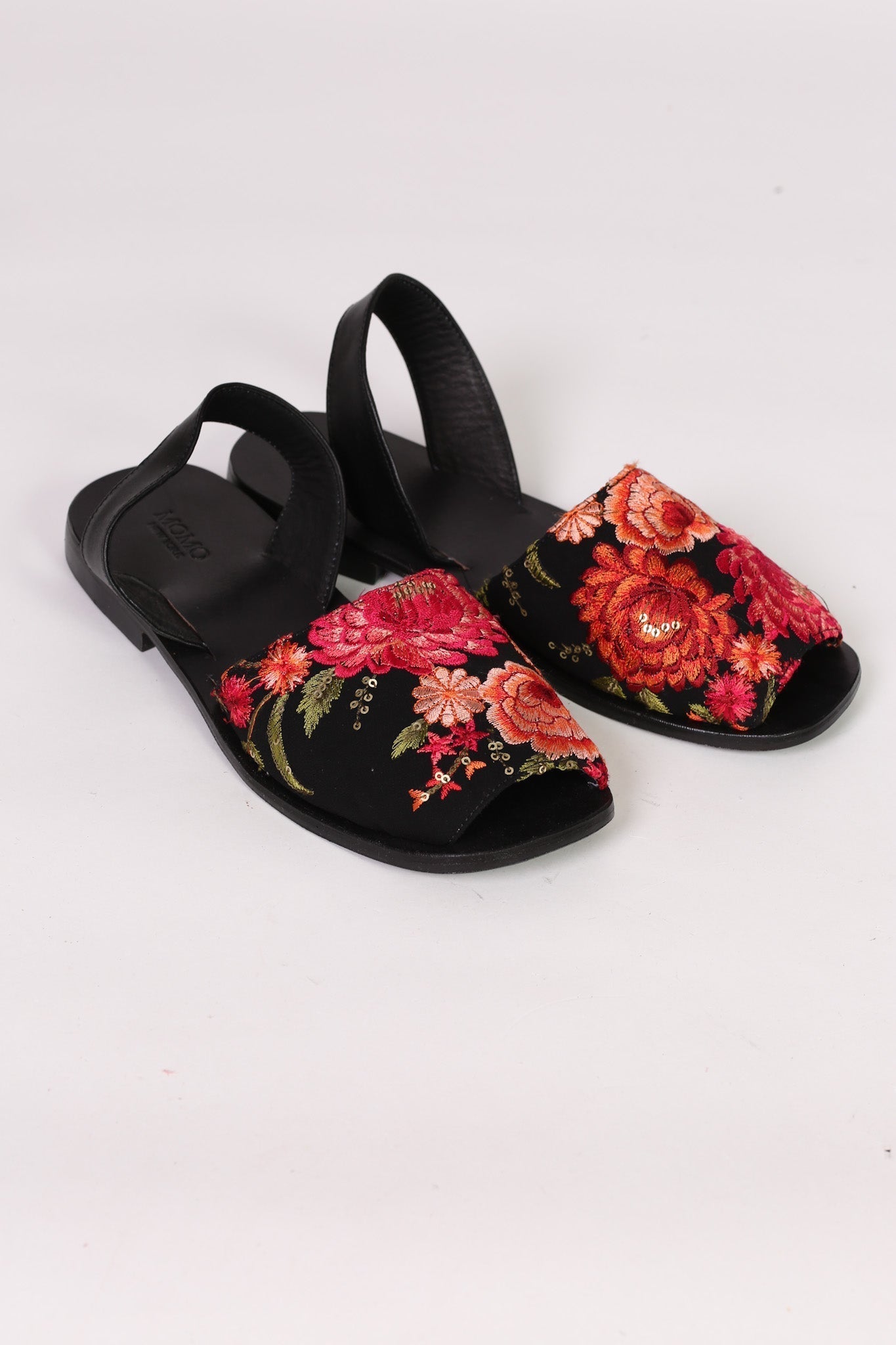 EMBROIDERED SILK SANDALS FRIDU - BANGKOK TAILOR CLOTHING STORE - HANDMADE CLOTHING