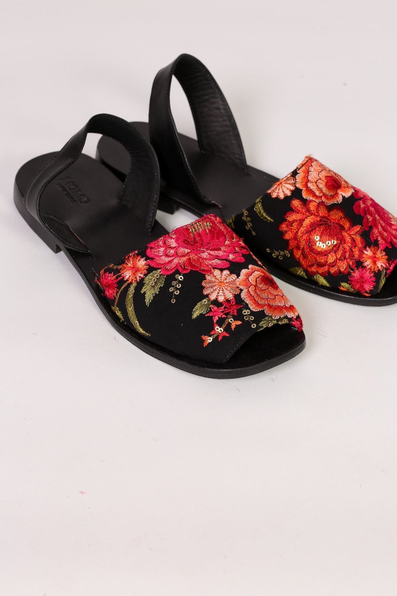 EMBROIDERED SILK SANDALS FRIDU - BANGKOK TAILOR CLOTHING STORE - HANDMADE CLOTHING