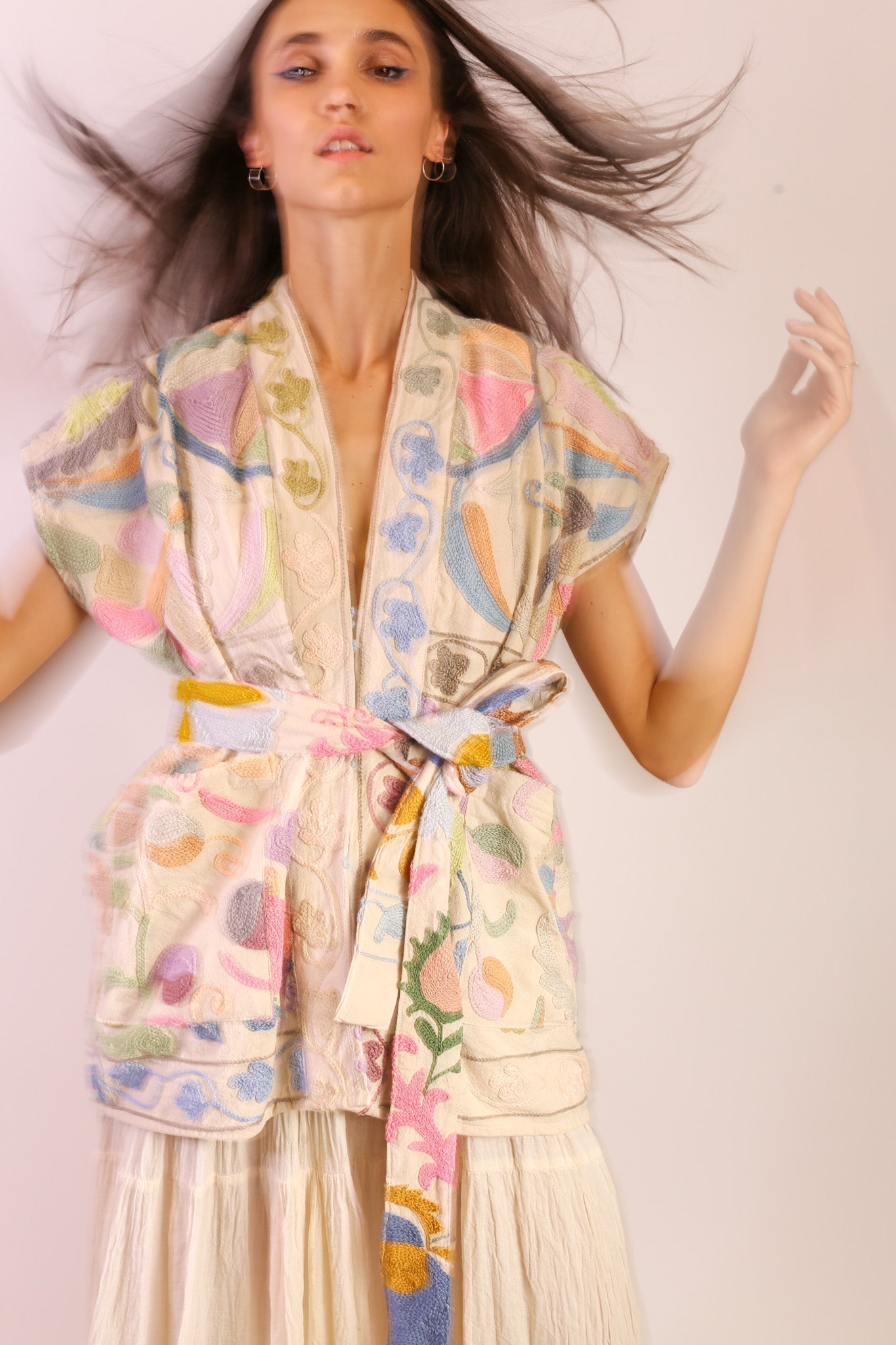 EMBROIDERED VEST ZEYNEP - BANGKOK TAILOR CLOTHING STORE - HANDMADE CLOTHING