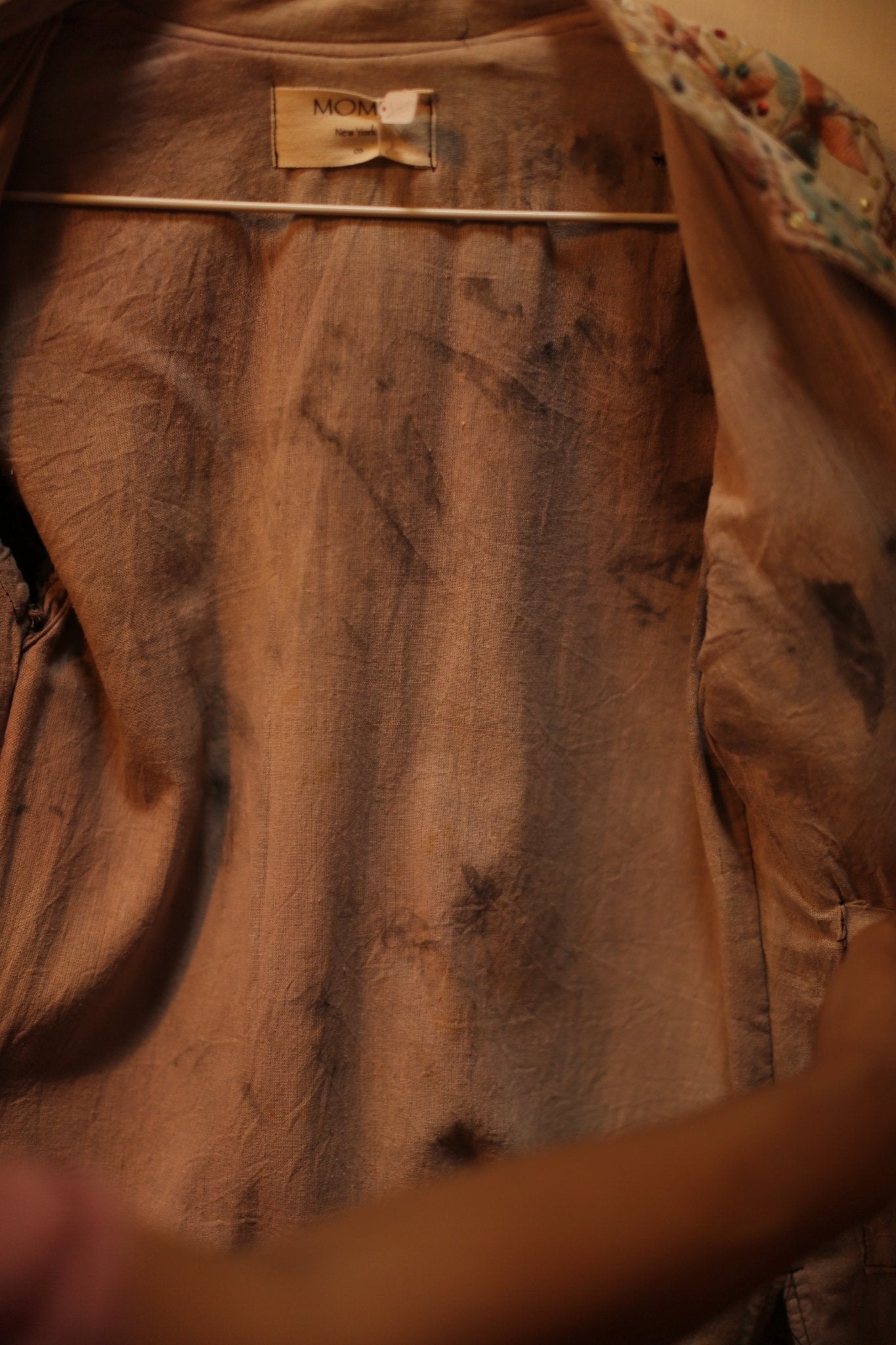 EMBROIDERED VINTAGE JACKET - S105 - BANGKOK TAILOR CLOTHING STORE - HANDMADE CLOTHING