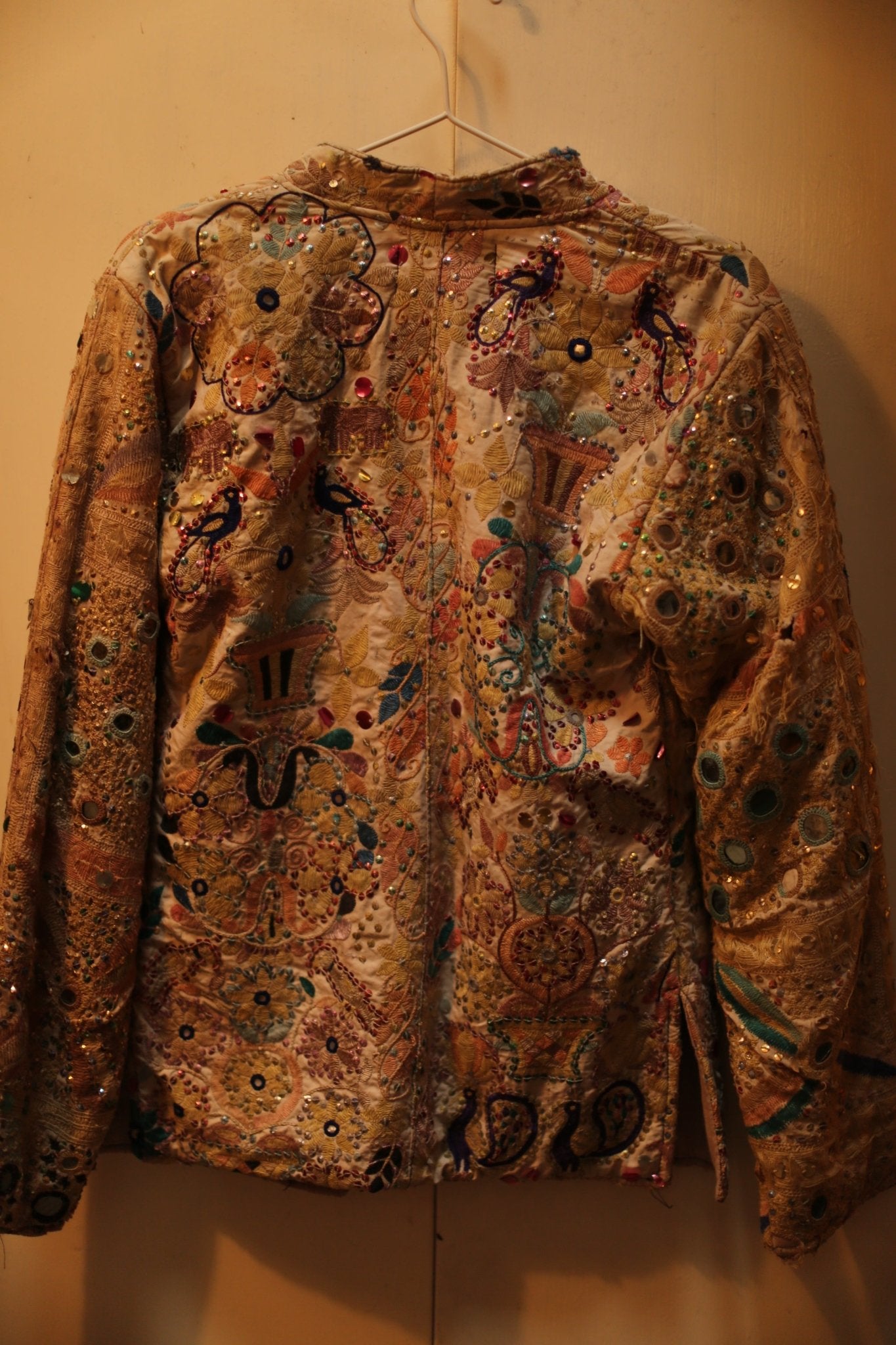 EMBROIDERED VINTAGE JACKET - S105 - BANGKOK TAILOR CLOTHING STORE - HANDMADE CLOTHING
