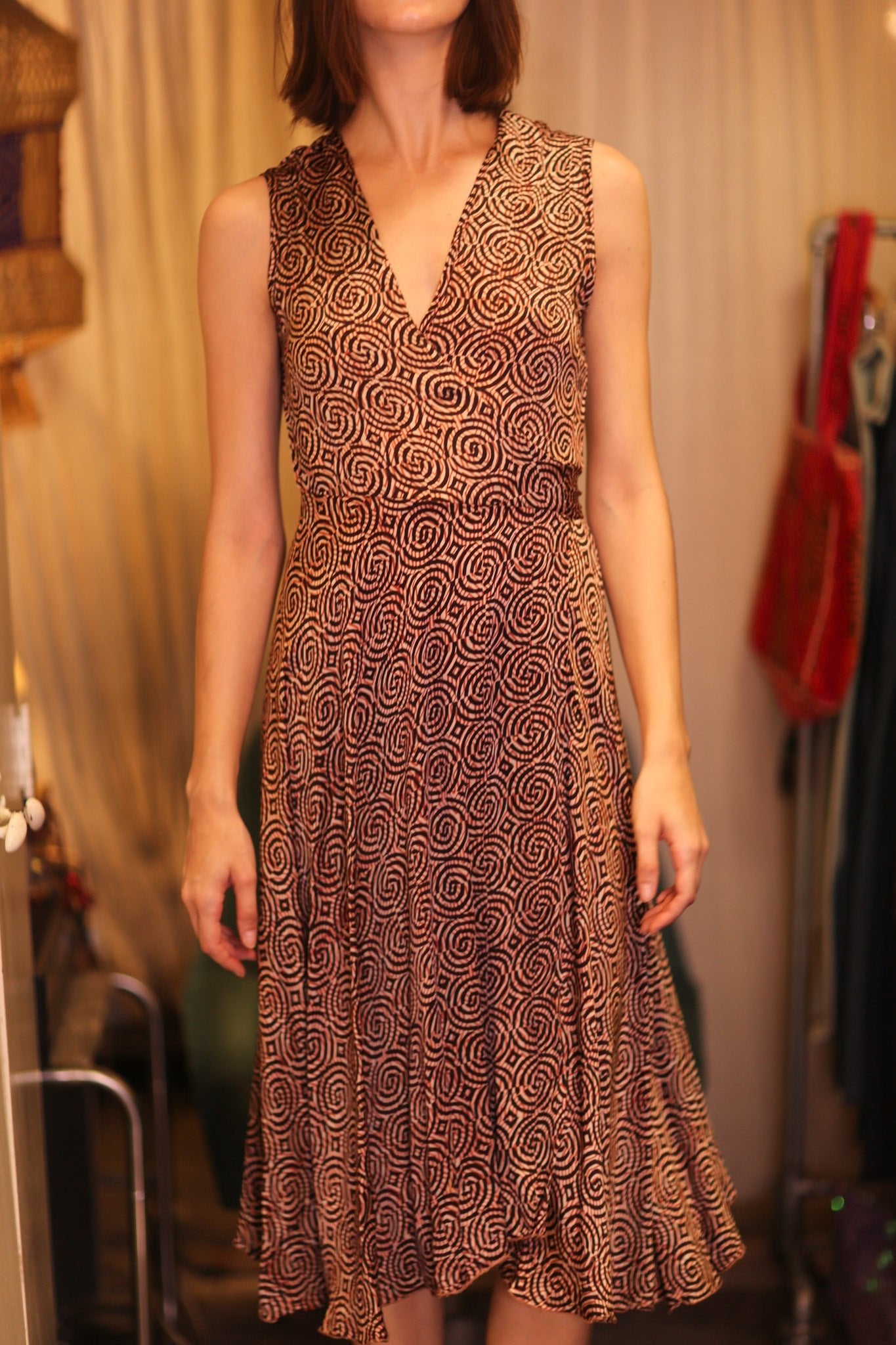 GABRIELE SILK DRESS NILONE - BANGKOK TAILOR CLOTHING STORE - HANDMADE CLOTHING
