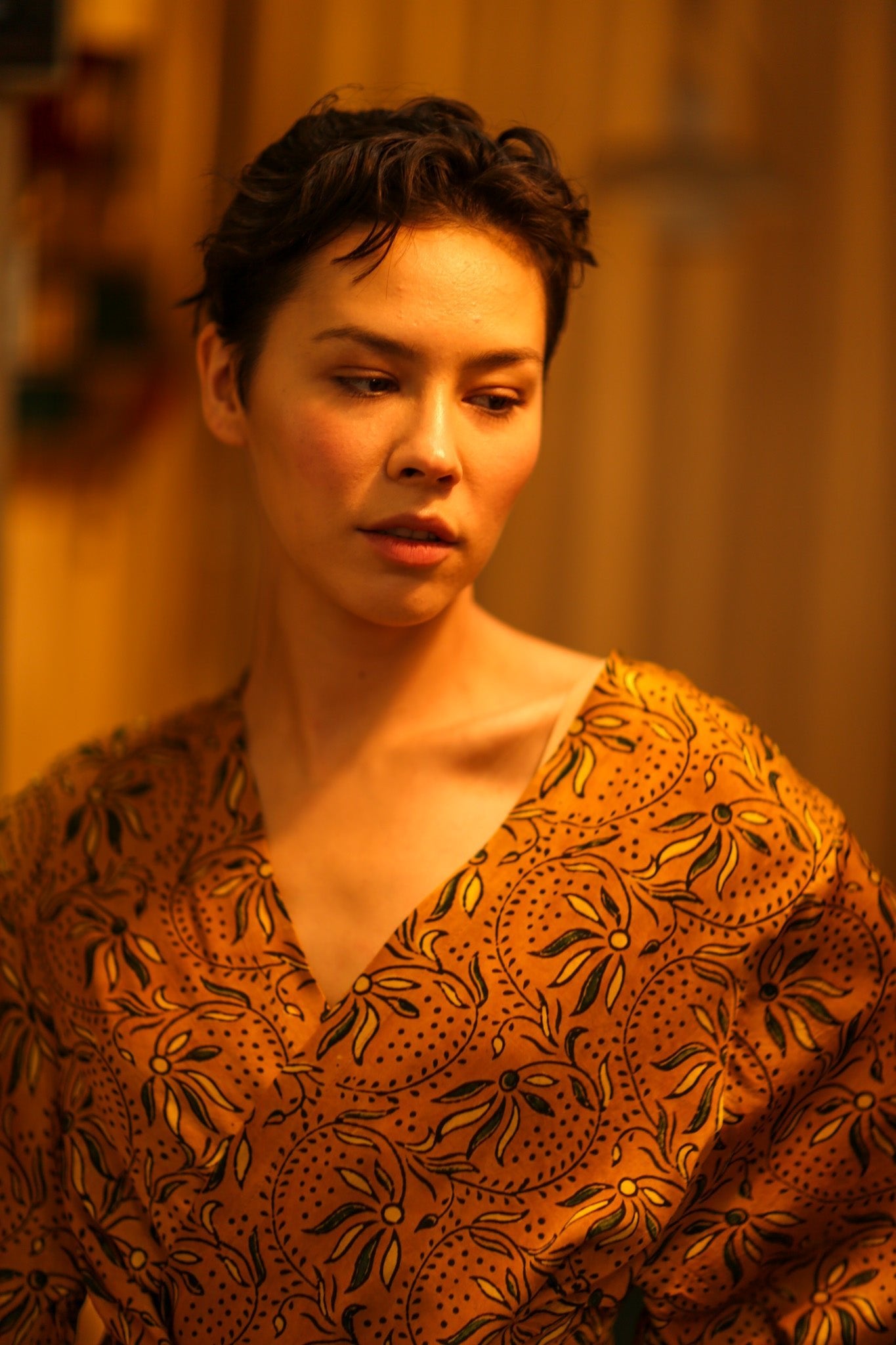 HAND BLOCK PRINT SILK XXL WING KIMONO - BANGKOK TAILOR CLOTHING STORE - HANDMADE CLOTHING