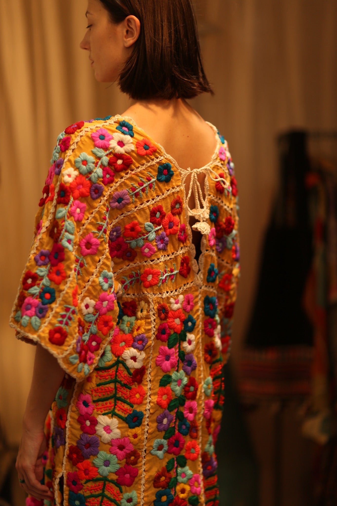 HEAVY EMBROIDERED KAFTAN ANTHARA - BANGKOK TAILOR CLOTHING STORE - HANDMADE CLOTHING