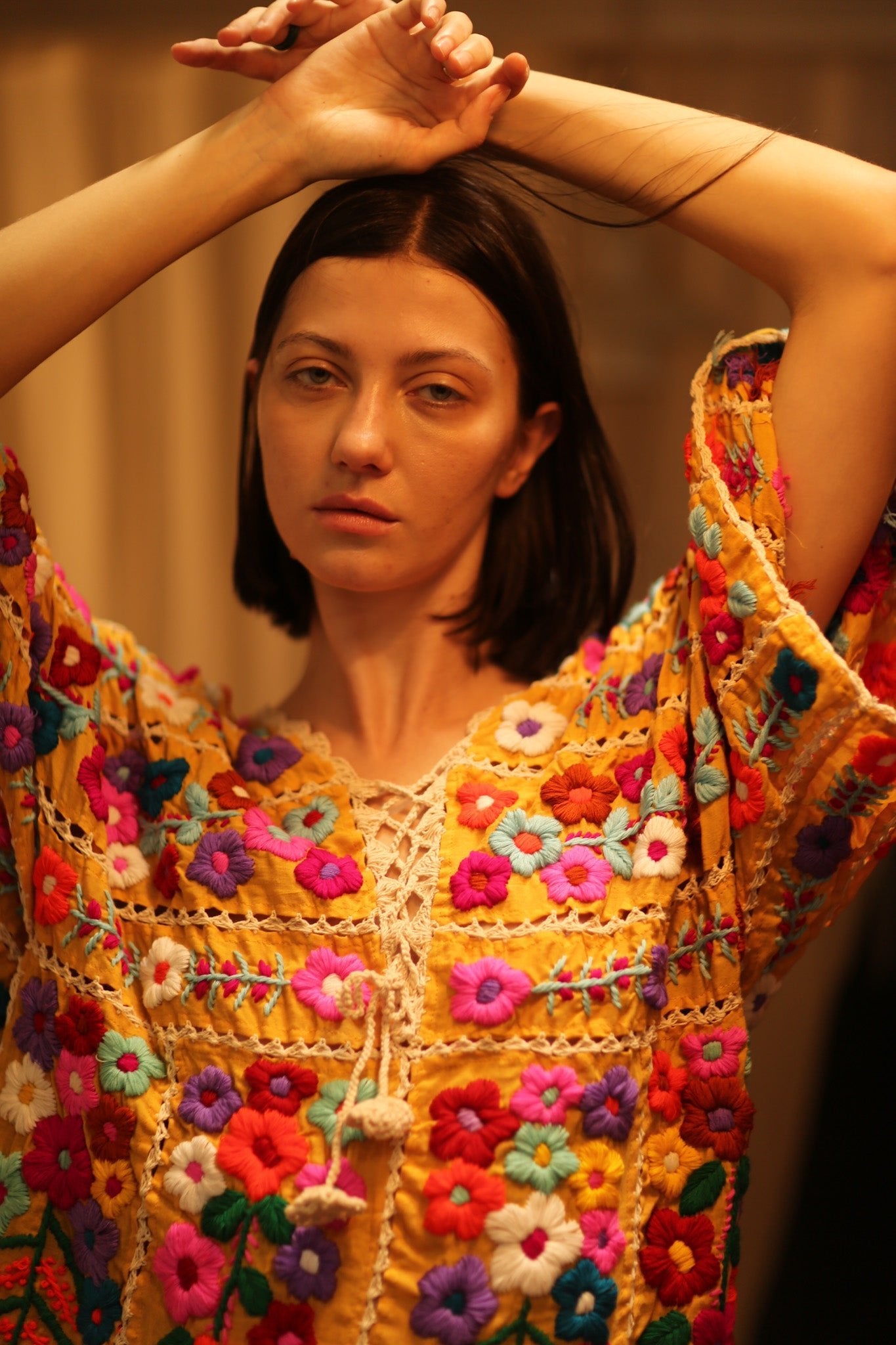 HEAVY EMBROIDERED KAFTAN ANTHARA - BANGKOK TAILOR CLOTHING STORE - HANDMADE CLOTHING