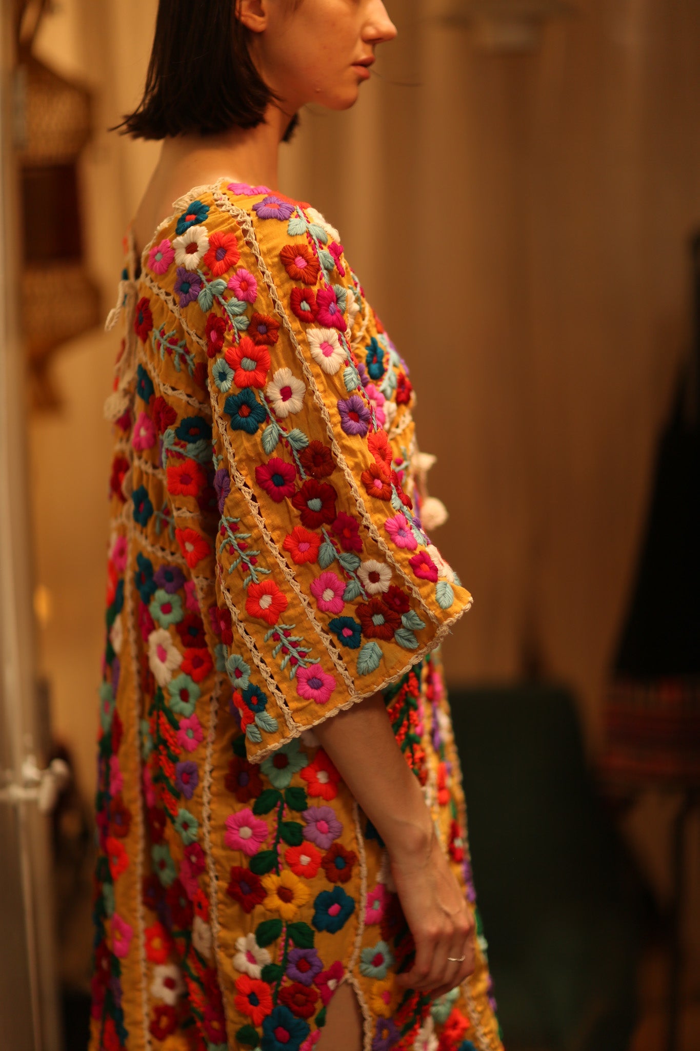 HEAVY EMBROIDERED KAFTAN ANTHARA - BANGKOK TAILOR CLOTHING STORE - HANDMADE CLOTHING