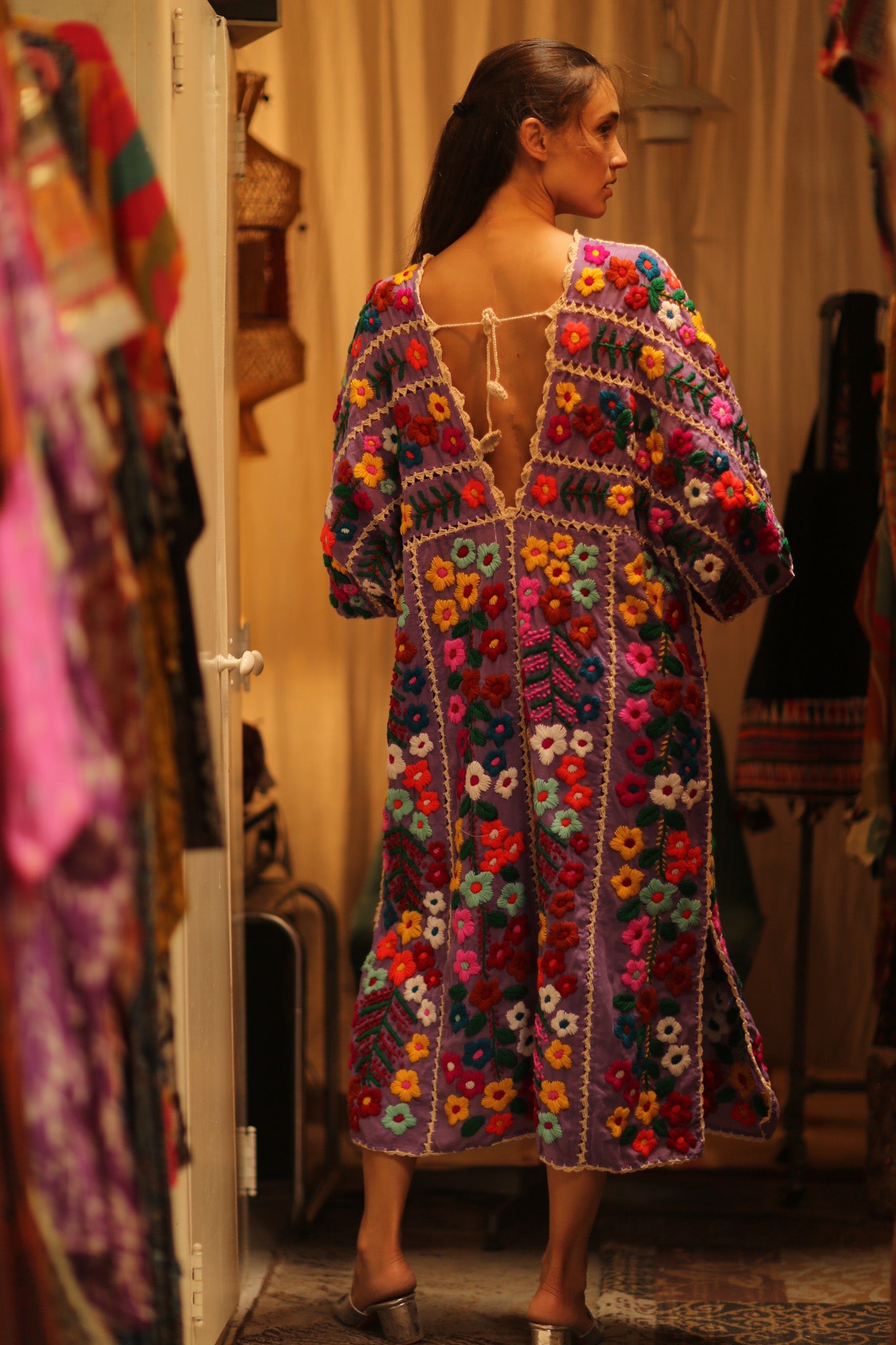 HEAVY EMBROIDERED KAFTAN ANTHARA - BANGKOK TAILOR CLOTHING STORE - HANDMADE CLOTHING