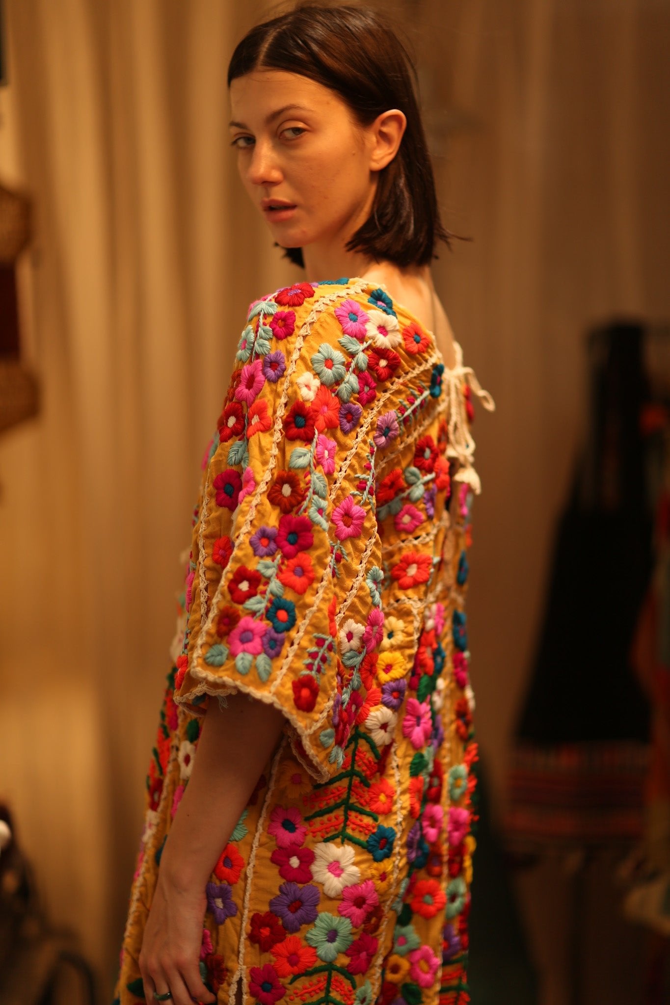 HEAVY EMBROIDERED KAFTAN ANTHARA - BANGKOK TAILOR CLOTHING STORE - HANDMADE CLOTHING