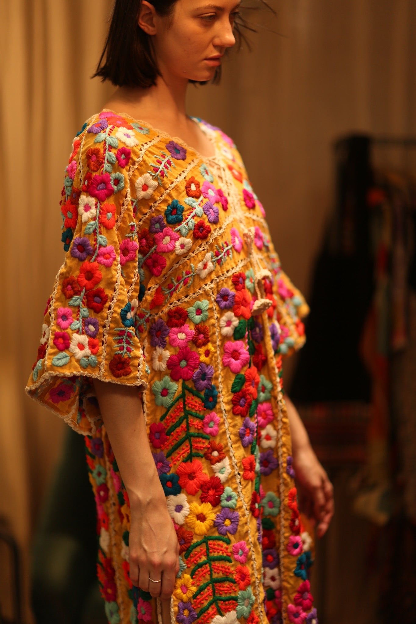 HEAVY EMBROIDERED KAFTAN ANTHARA - BANGKOK TAILOR CLOTHING STORE - HANDMADE CLOTHING