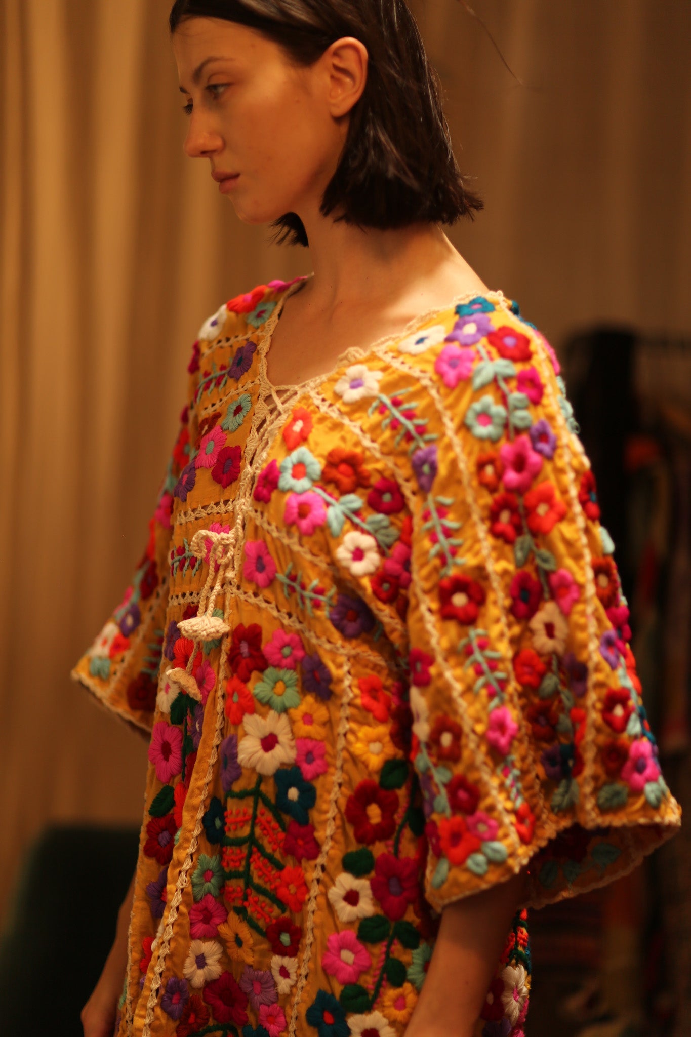 HEAVY EMBROIDERED KAFTAN ANTHARA - BANGKOK TAILOR CLOTHING STORE - HANDMADE CLOTHING