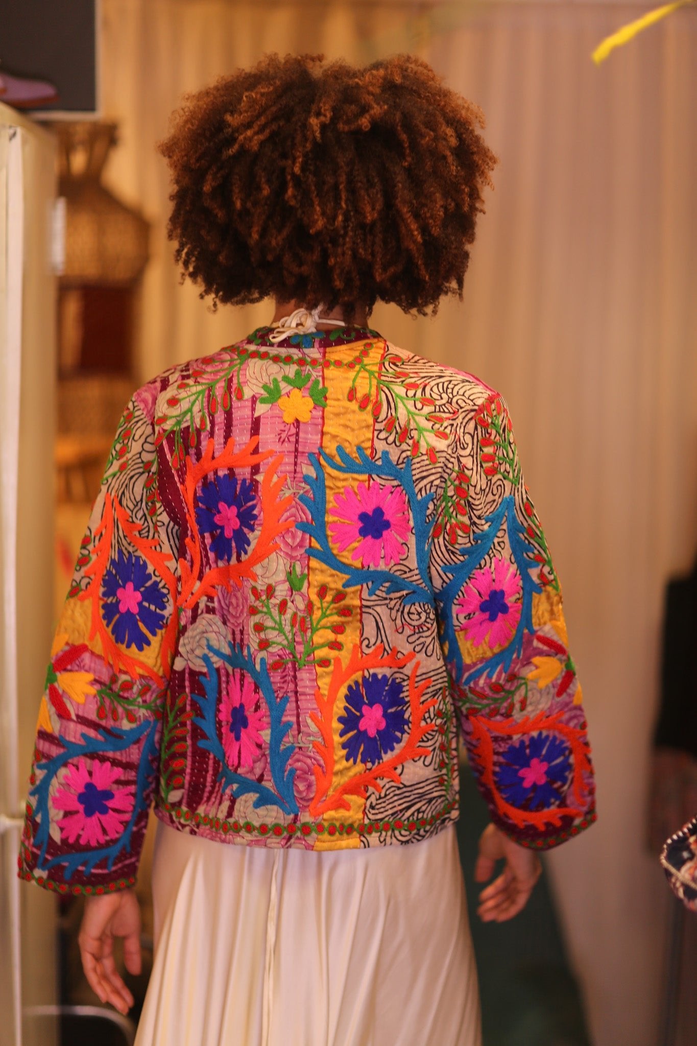 INGRID MIA EMBROIDERED JACKET - BANGKOK TAILOR CLOTHING STORE - HANDMADE CLOTHING