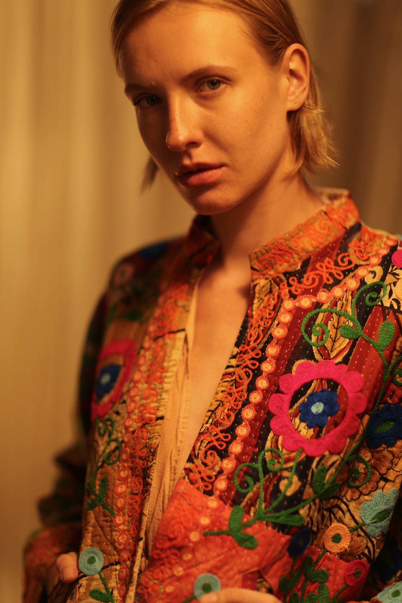 JACKET INGRID NANA EMBROIDERED - BANGKOK TAILOR CLOTHING STORE - HANDMADE CLOTHING