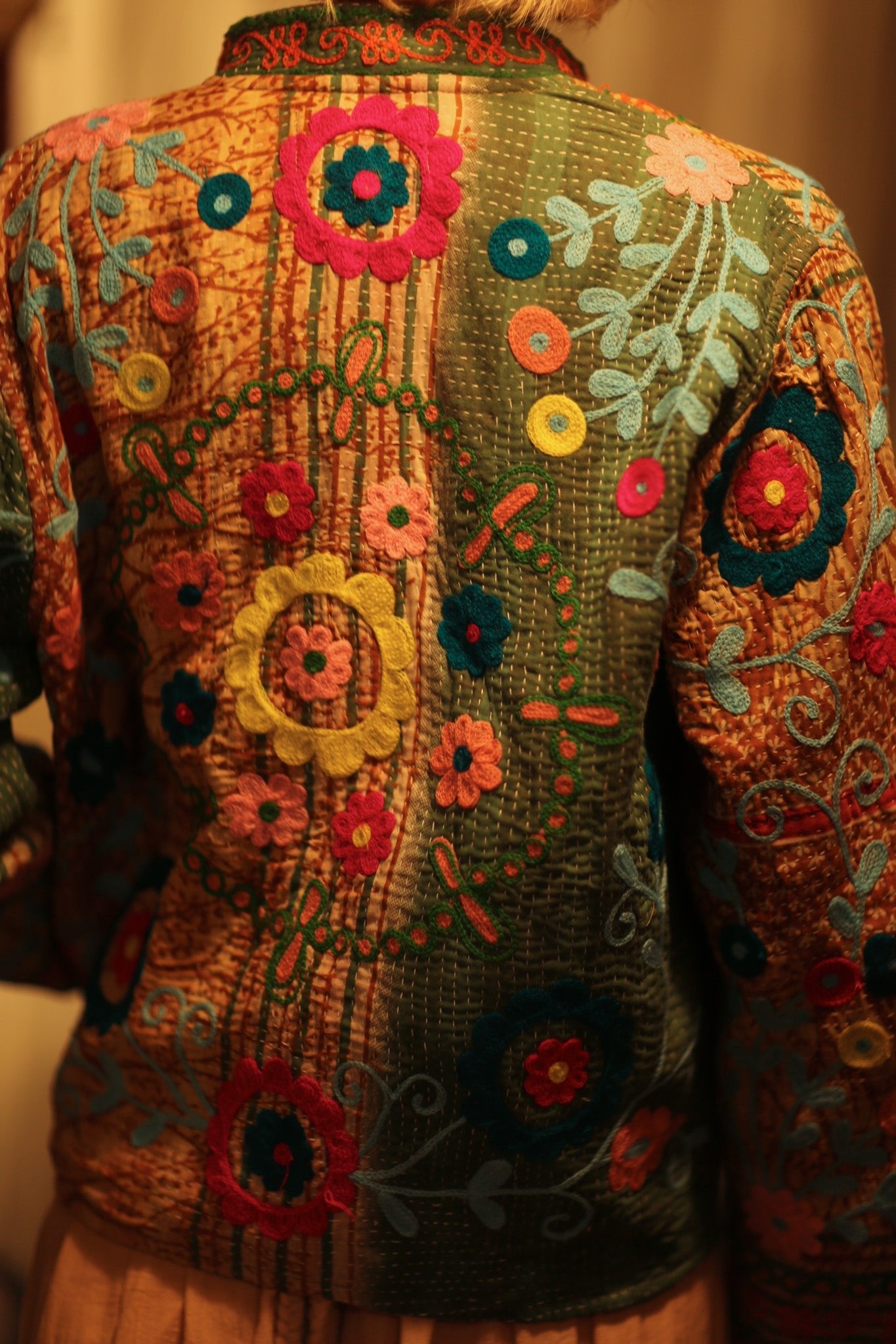 JACKET INGRID YONA EMBROIDERED - BANGKOK TAILOR CLOTHING STORE - HANDMADE CLOTHING