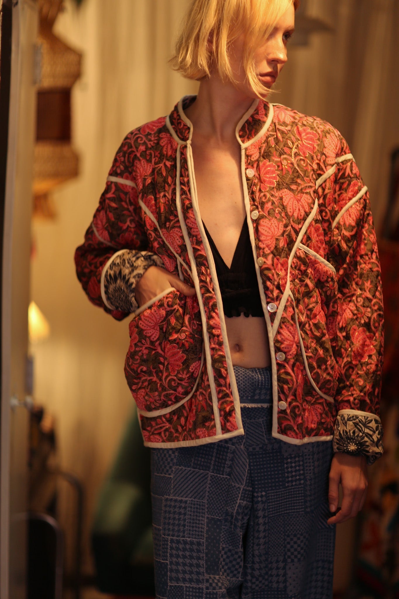 JACKET POPPY LARRY - BANGKOK TAILOR CLOTHING STORE - HANDMADE CLOTHING