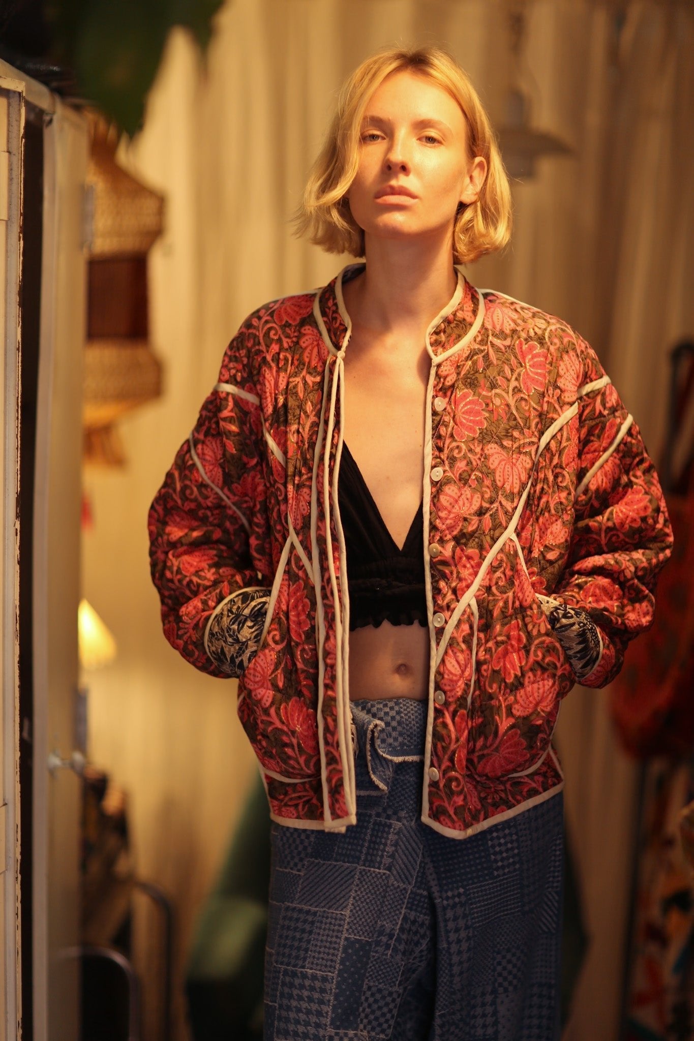 JACKET POPPY LARRY - BANGKOK TAILOR CLOTHING STORE - HANDMADE CLOTHING