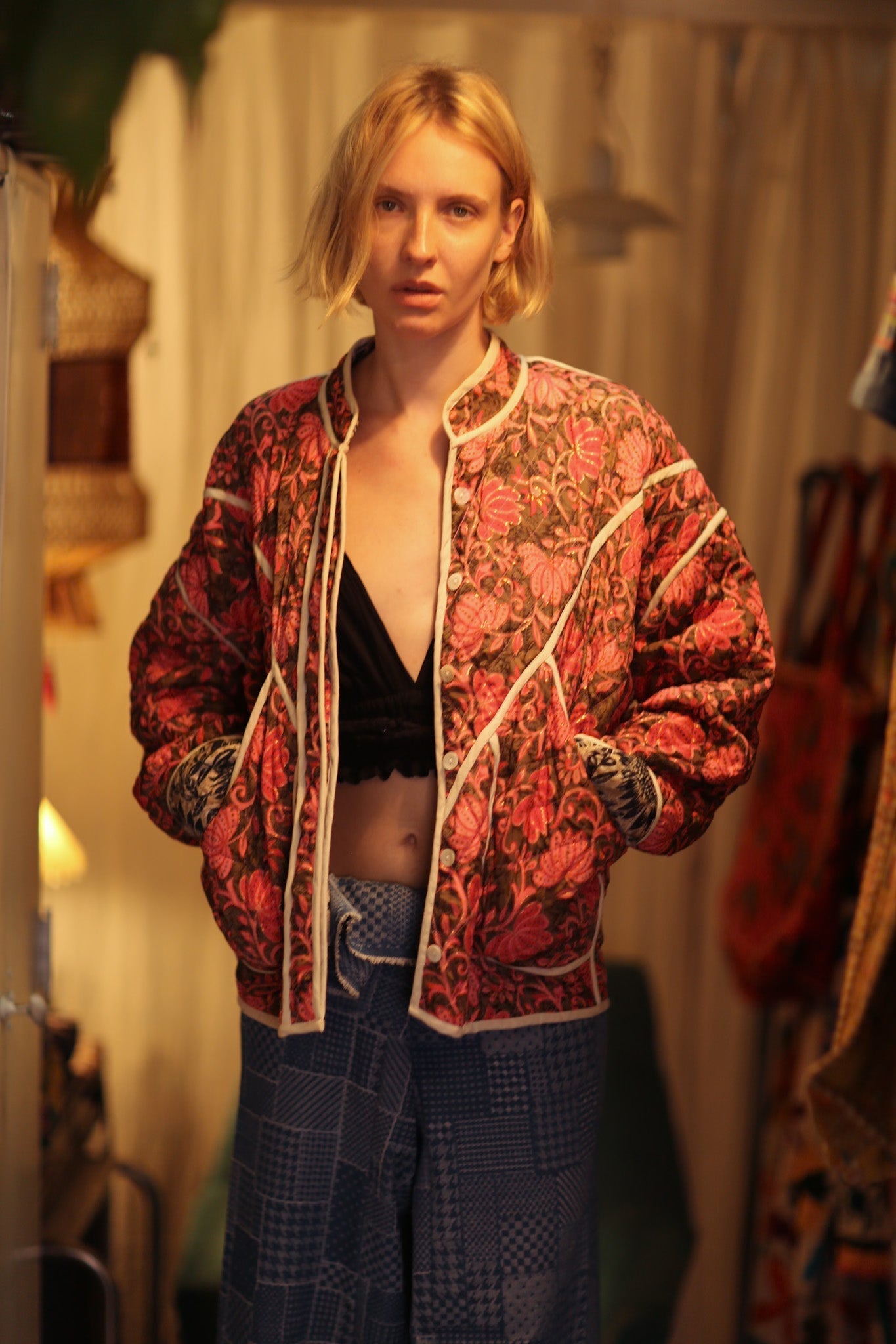 JACKET POPPY LARRY - BANGKOK TAILOR CLOTHING STORE - HANDMADE CLOTHING