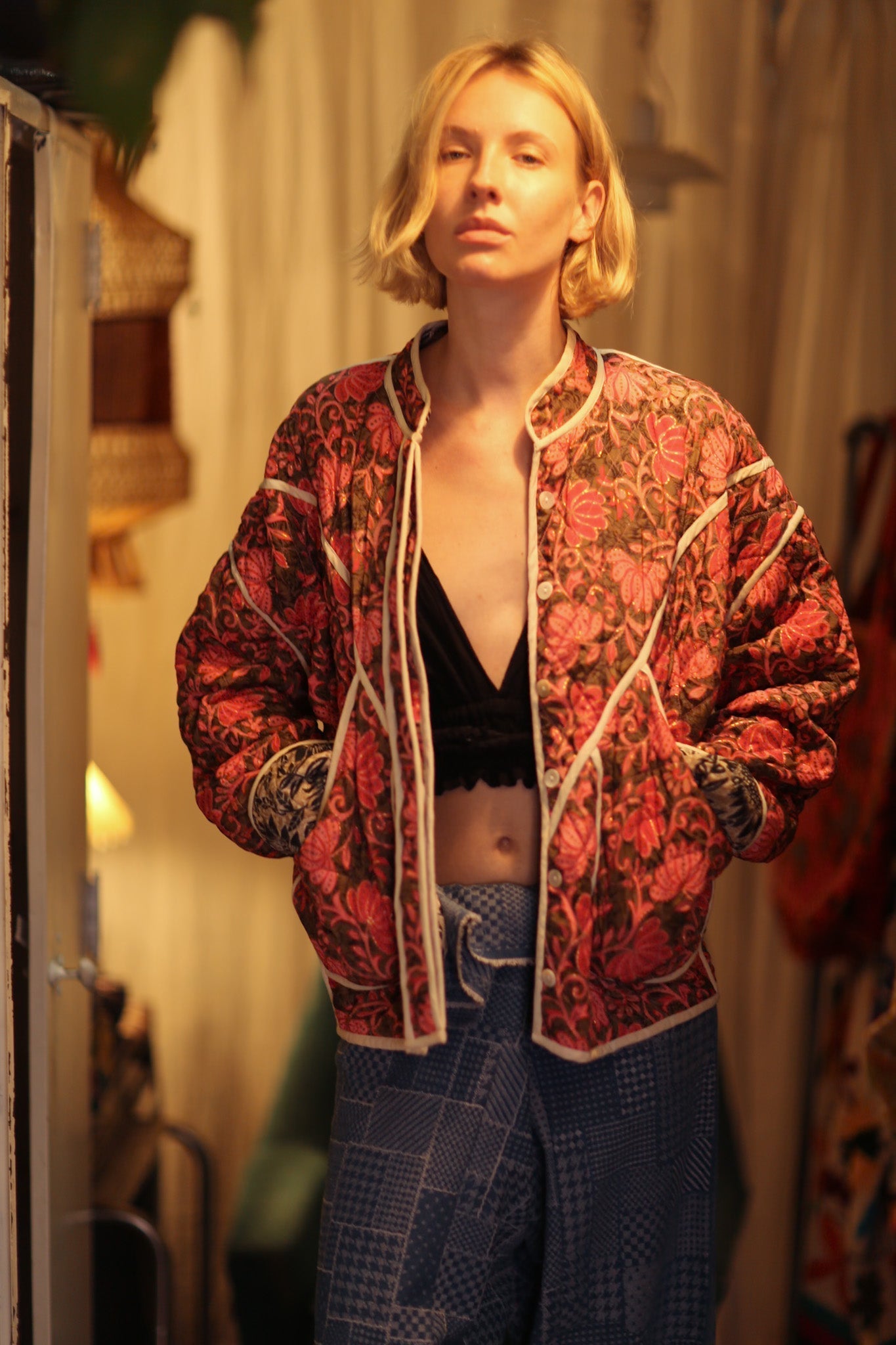 JACKET POPPY LARRY - BANGKOK TAILOR CLOTHING STORE - HANDMADE CLOTHING