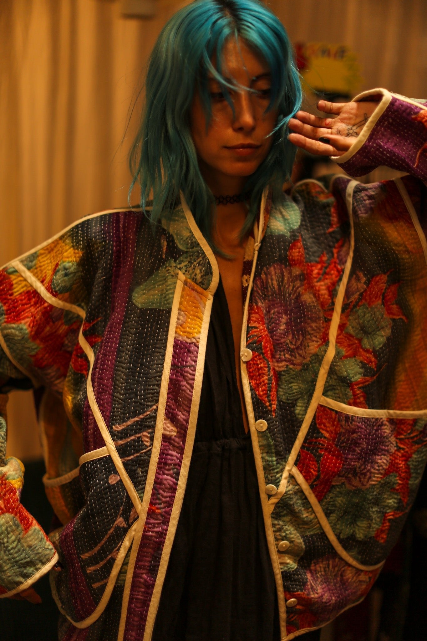 KANTHA ARTISAN JACKET MELEK - BANGKOK TAILOR CLOTHING STORE - HANDMADE CLOTHING