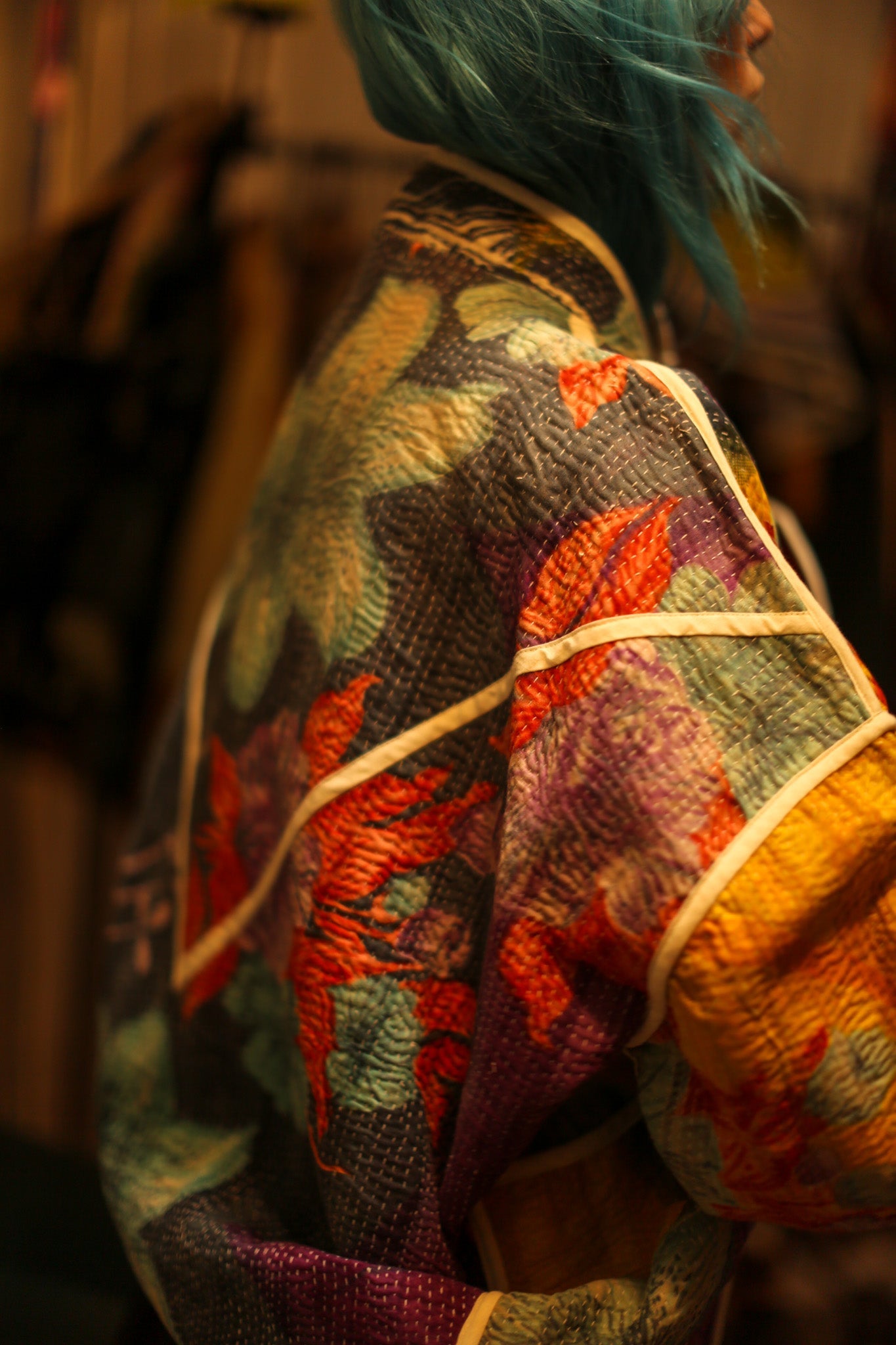 KANTHA ARTISAN JACKET MELEK - BANGKOK TAILOR CLOTHING STORE - HANDMADE CLOTHING