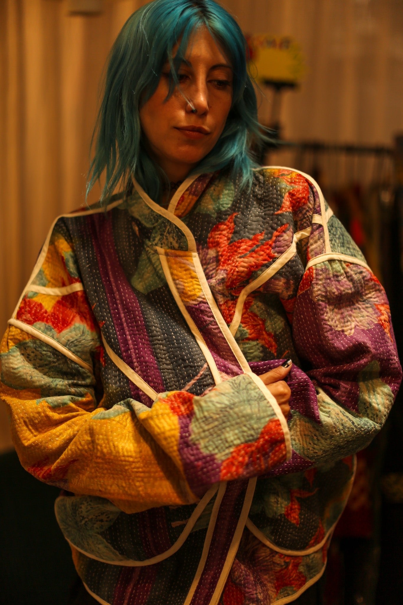 KANTHA ARTISAN JACKET MELEK - BANGKOK TAILOR CLOTHING STORE - HANDMADE CLOTHING