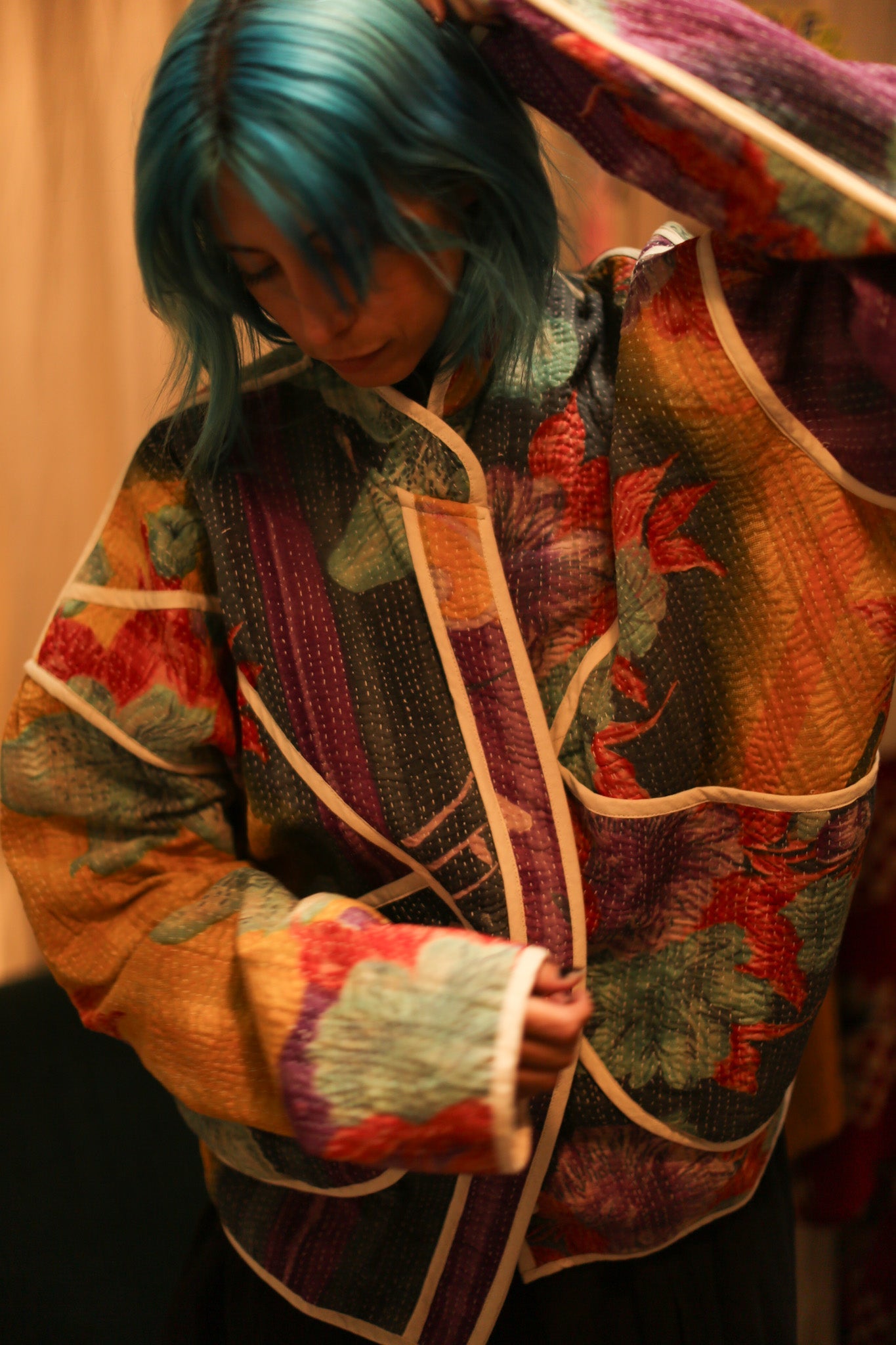 KANTHA ARTISAN JACKET MELEK - BANGKOK TAILOR CLOTHING STORE - HANDMADE CLOTHING