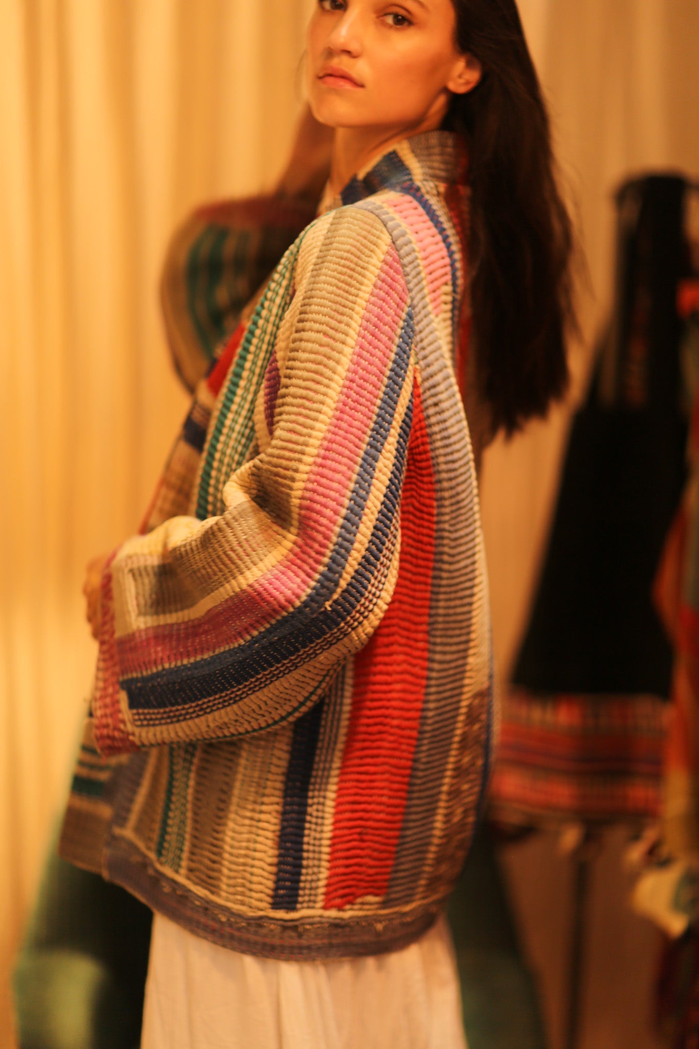 KANTHA ARTIST KIMONO LANA - BANGKOK TAILOR CLOTHING STORE - HANDMADE CLOTHING