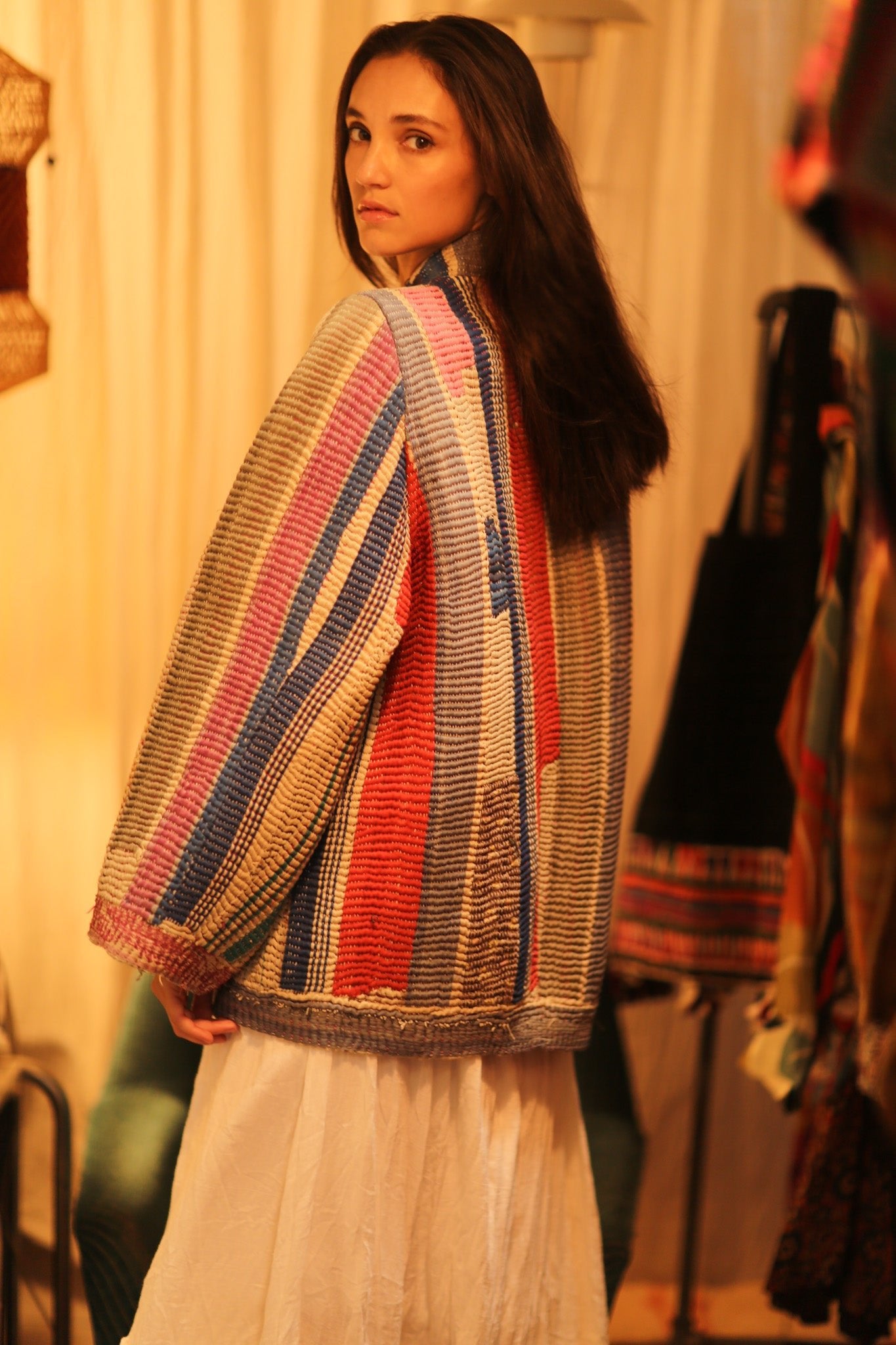 KANTHA ARTIST KIMONO LANA - BANGKOK TAILOR CLOTHING STORE - HANDMADE CLOTHING