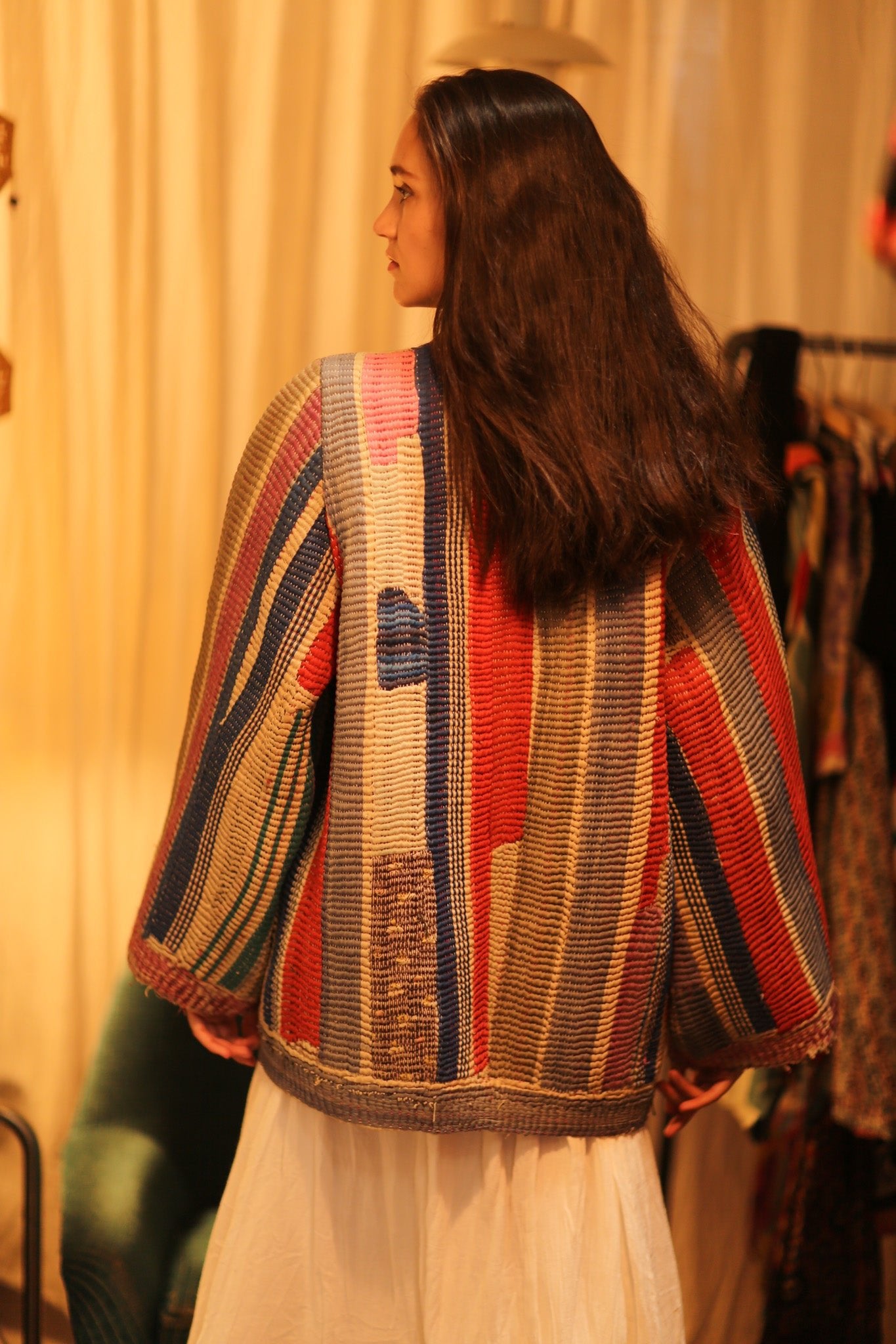 KANTHA ARTIST KIMONO LANA - BANGKOK TAILOR CLOTHING STORE - HANDMADE CLOTHING
