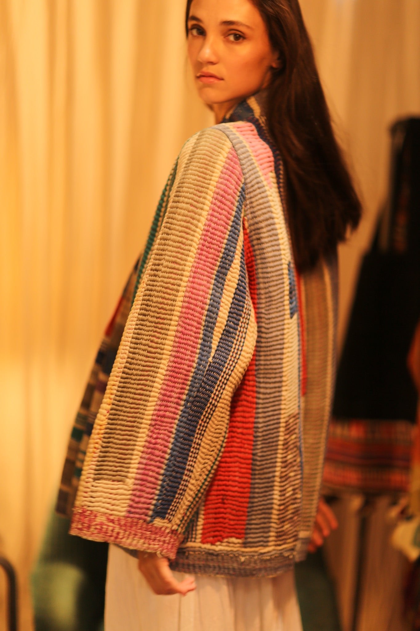 KANTHA ARTIST KIMONO LANA - BANGKOK TAILOR CLOTHING STORE - HANDMADE CLOTHING
