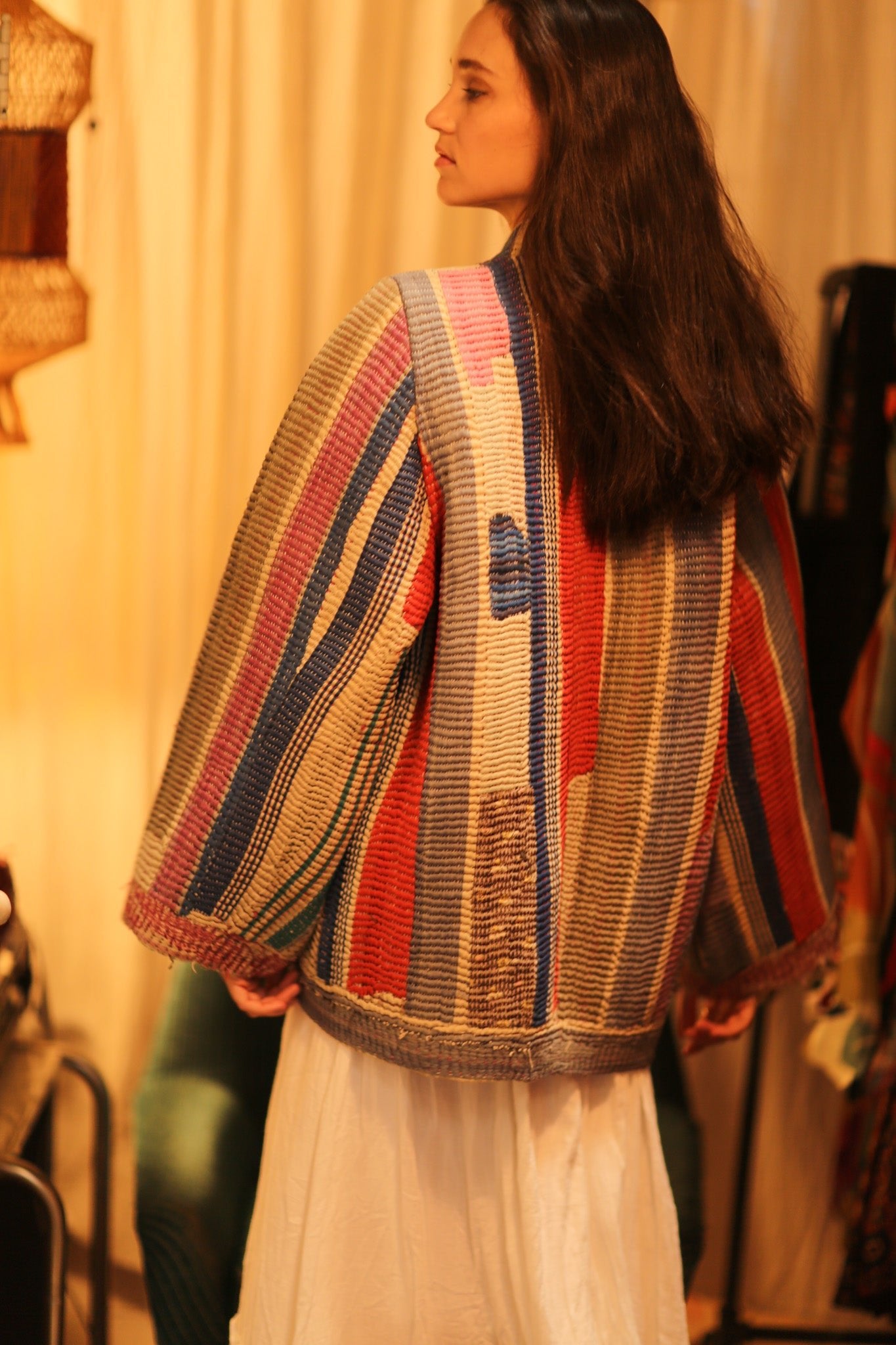 KANTHA ARTIST KIMONO LANA - BANGKOK TAILOR CLOTHING STORE - HANDMADE CLOTHING